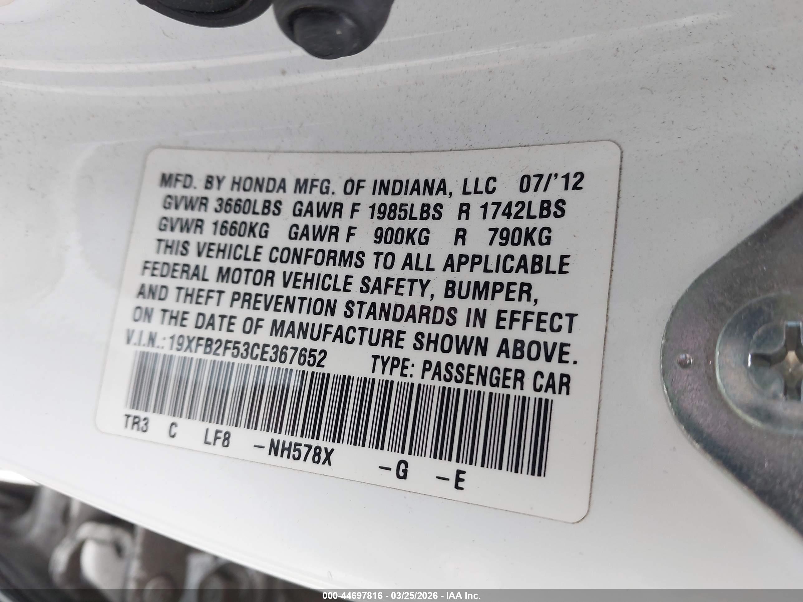 HONDA CIVIC image 9