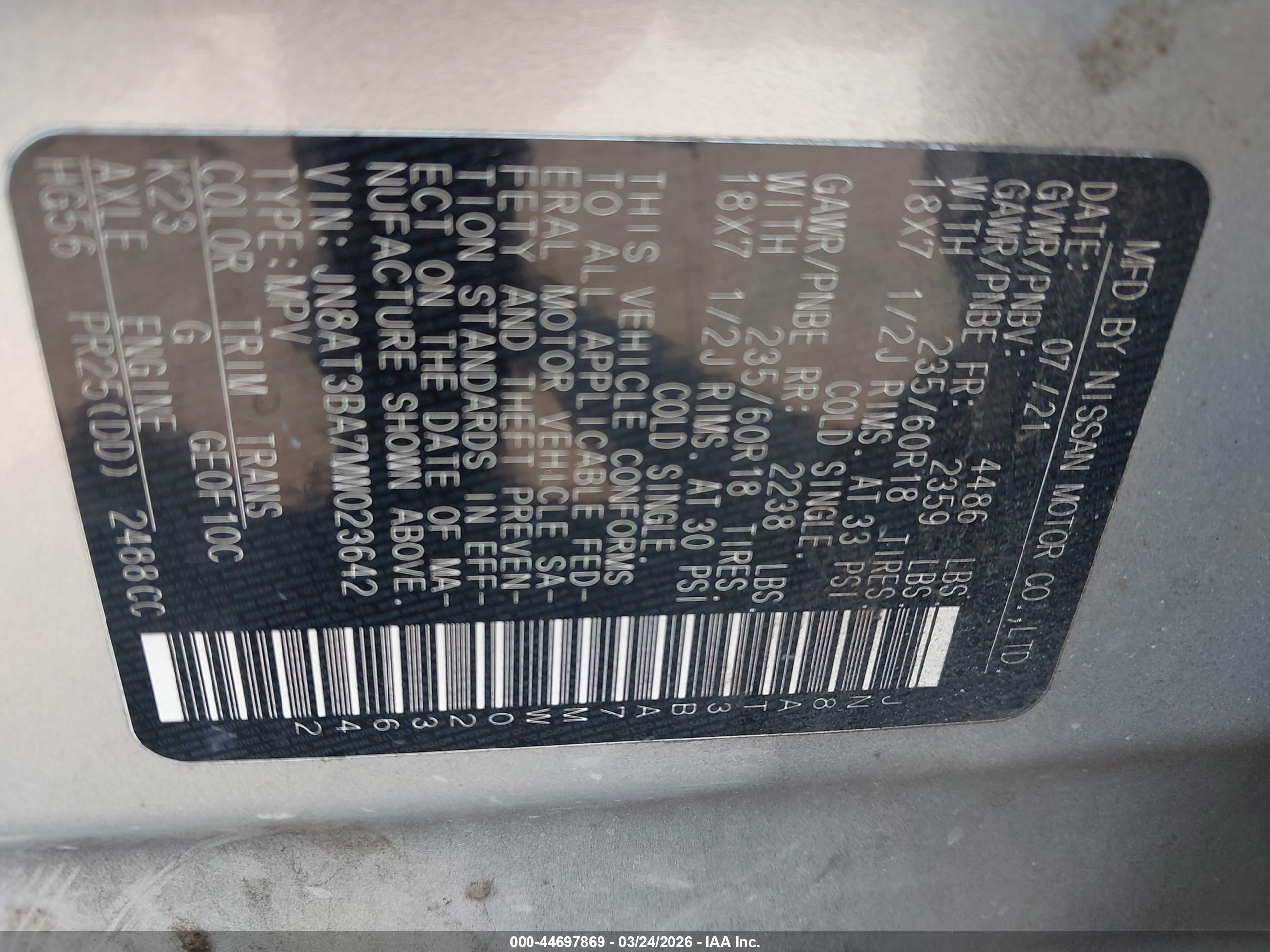 NISSAN ROGUE image 9