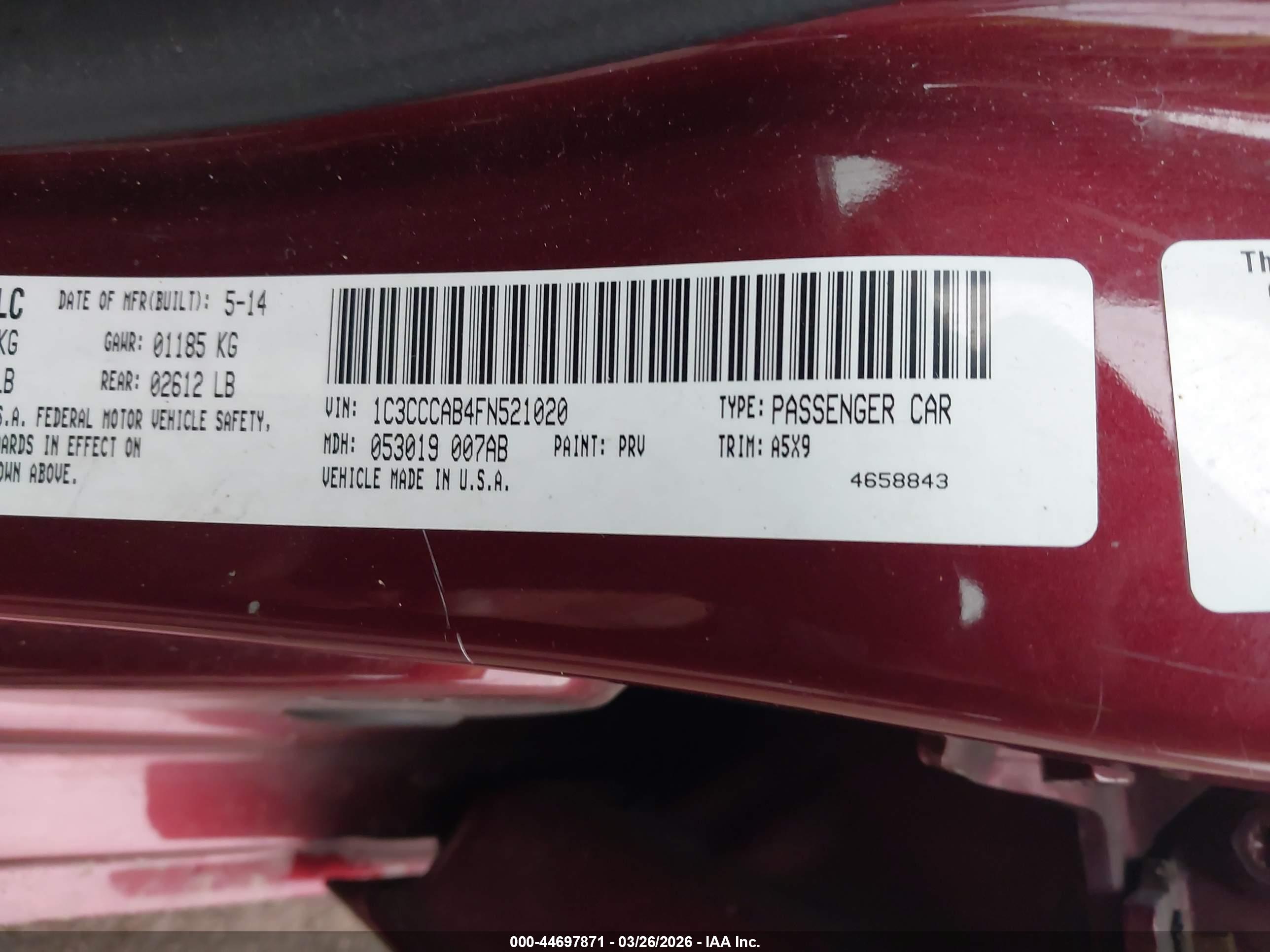 CHRYSLER 200 image 9