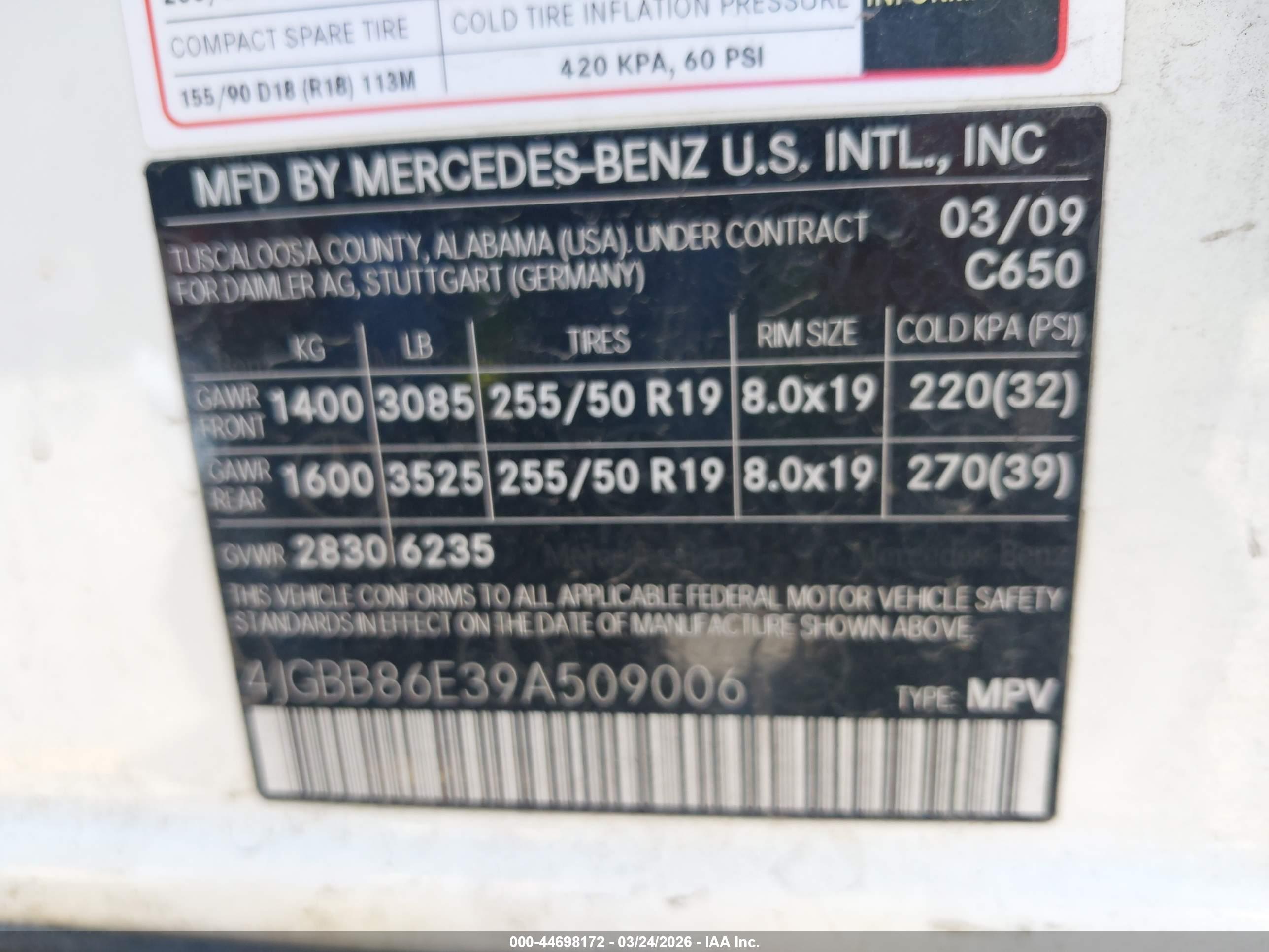 MERCEDES-BENZ ML image 9
