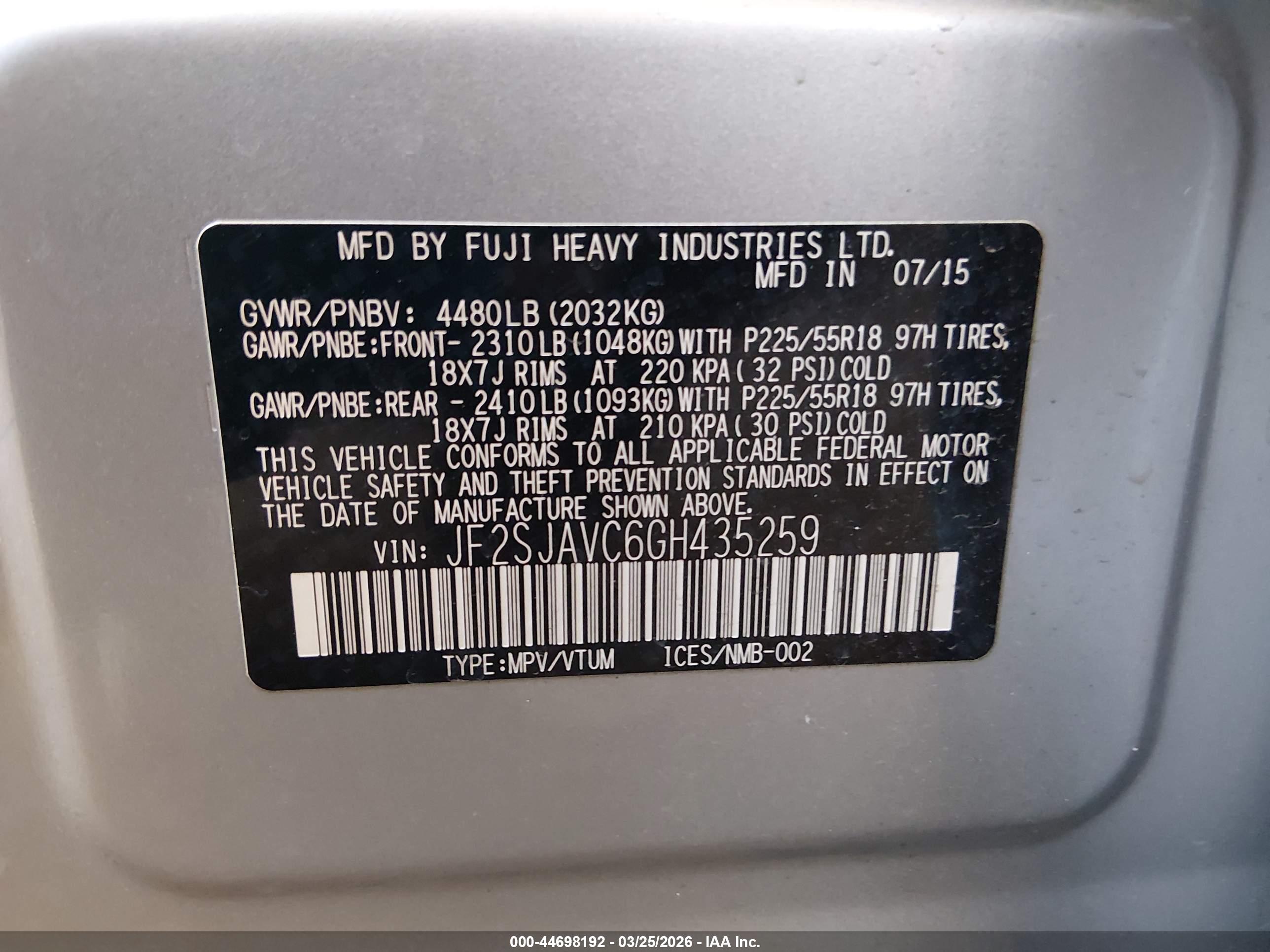 SUBARU FORESTER image 9