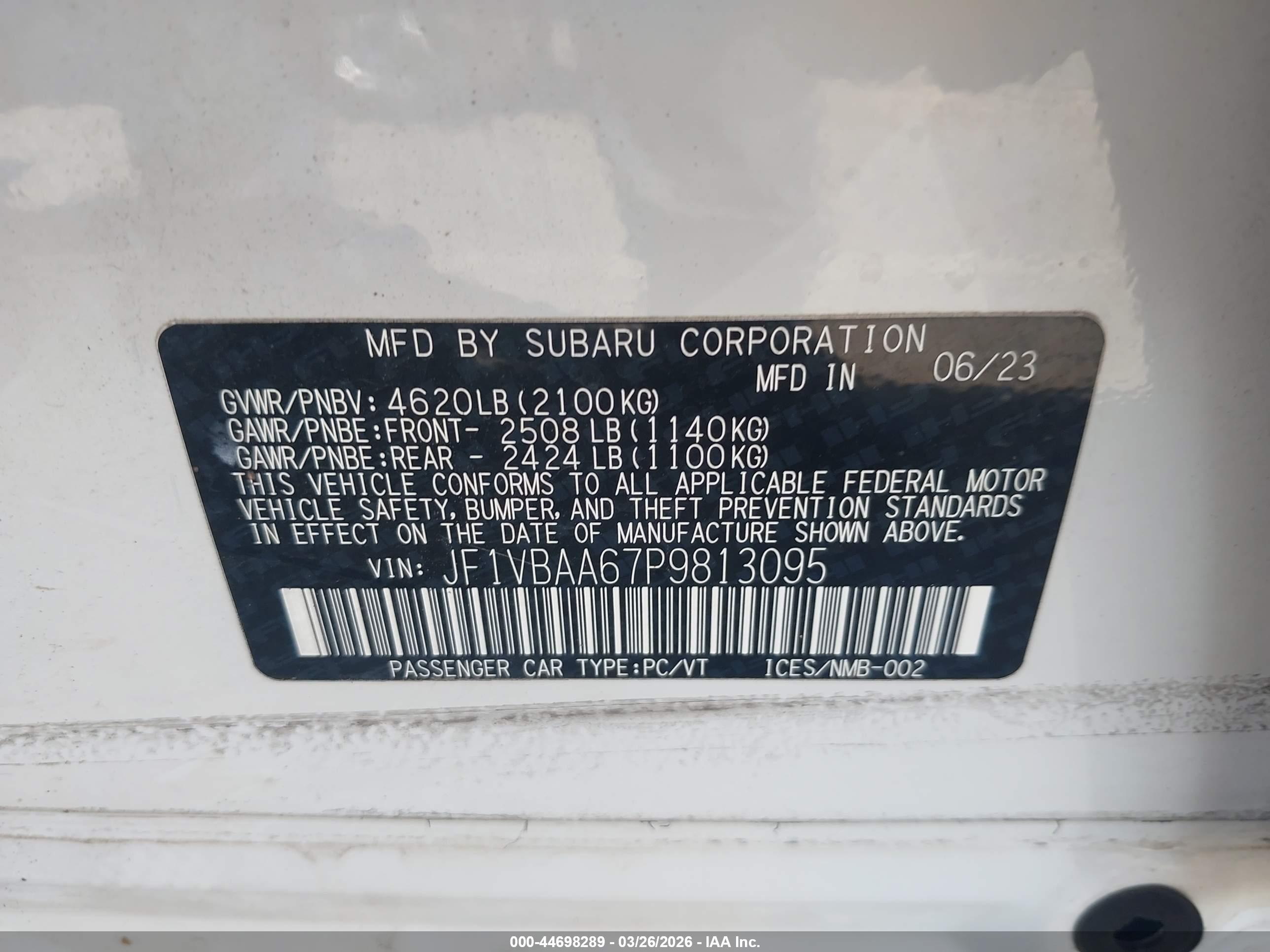 SUBARU WRX image 9