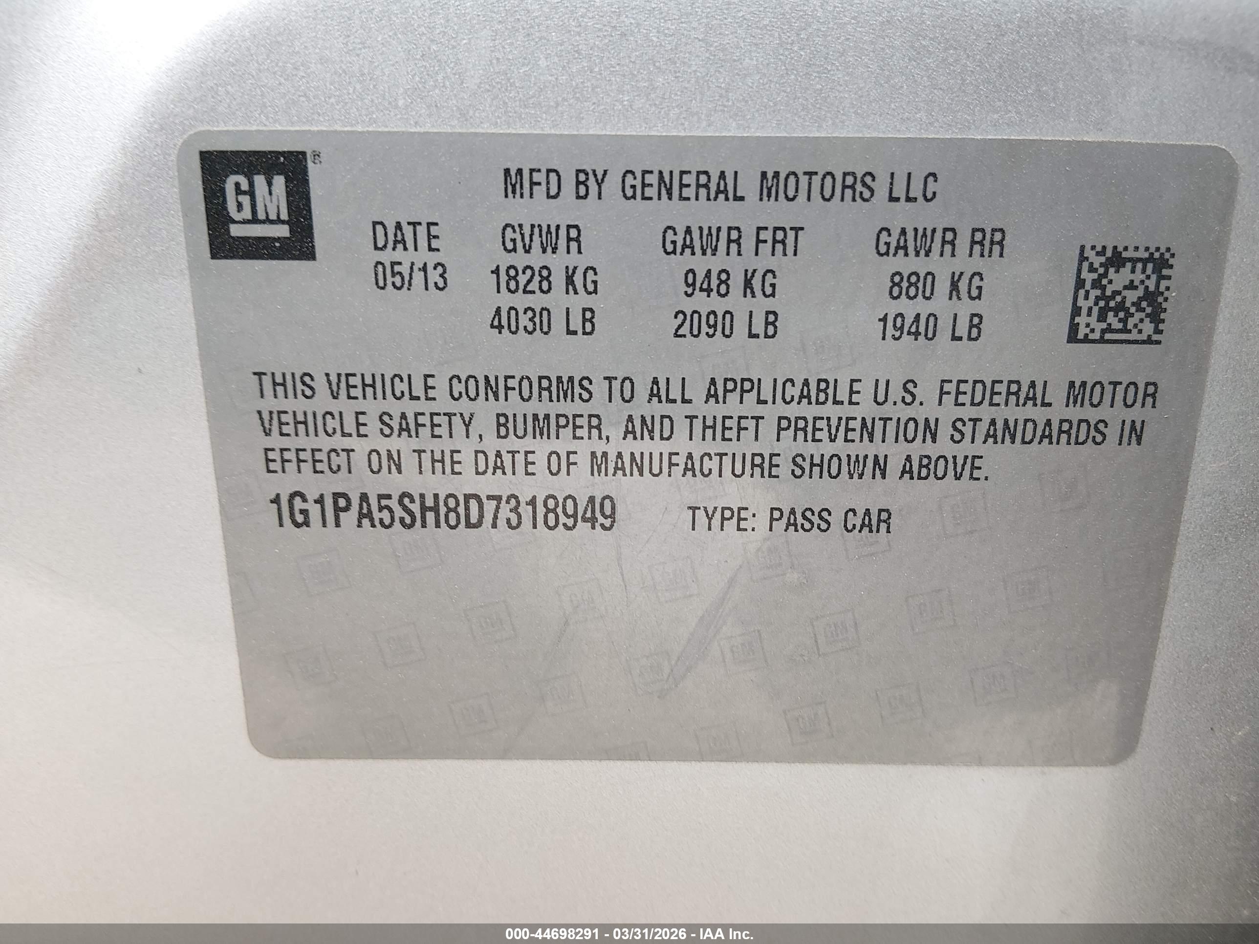 CHEVROLET CRUZE image 9