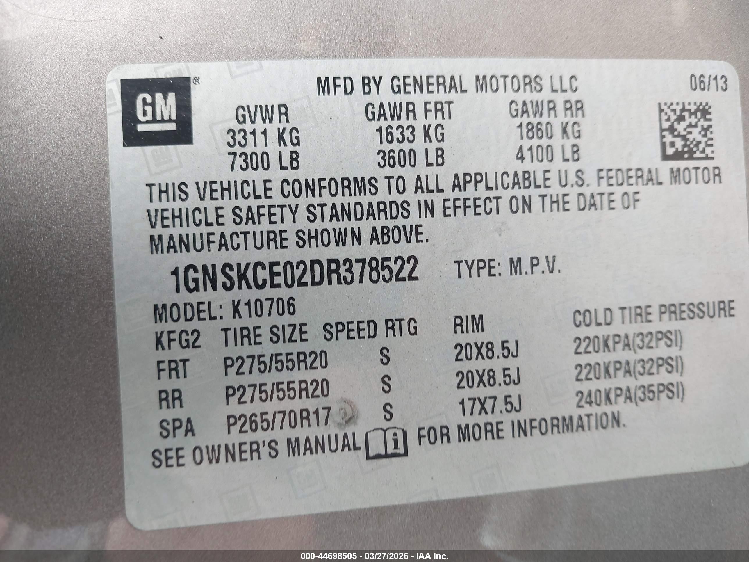 CHEVROLET TAHOE image 9