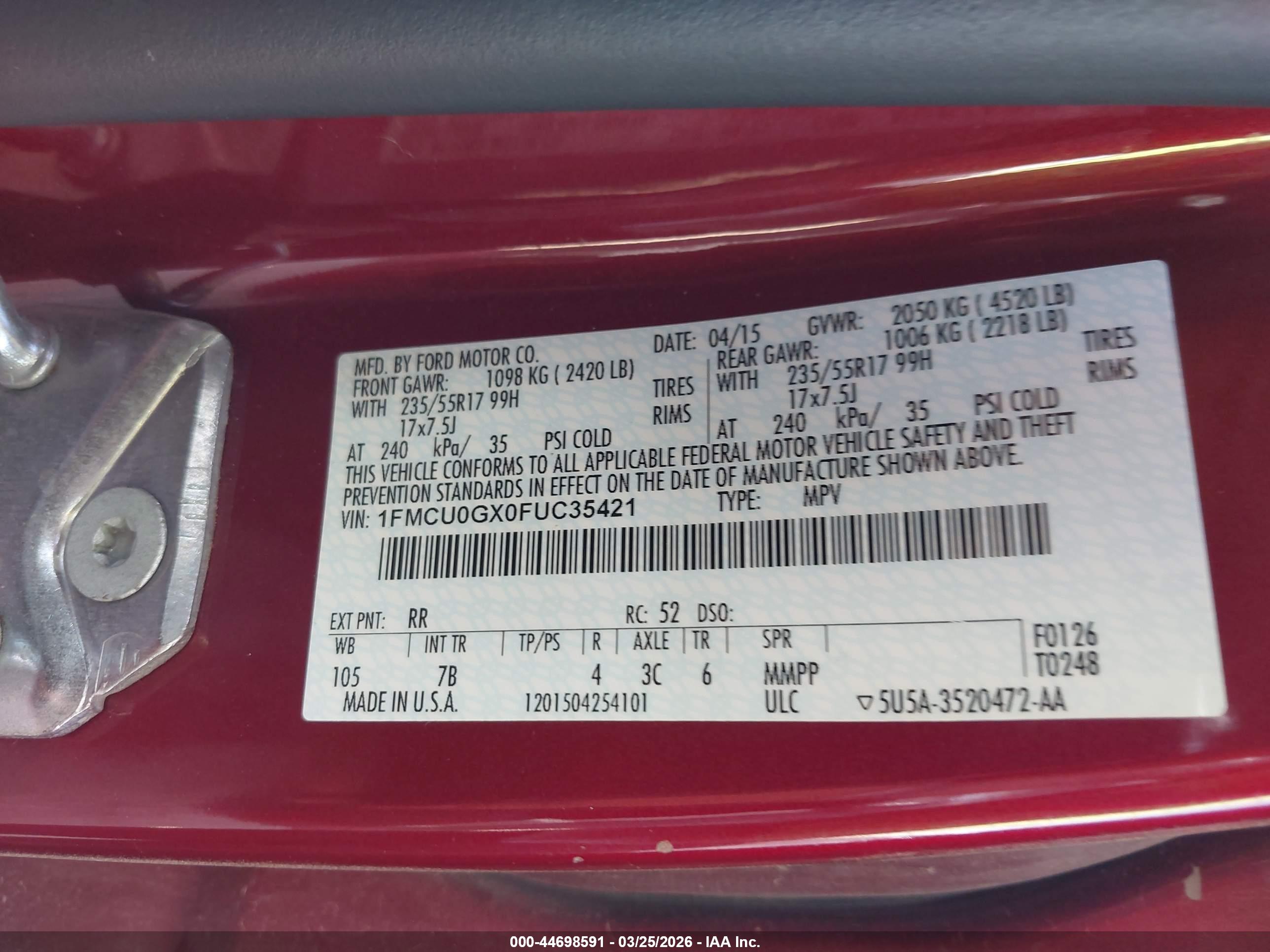 FORD ESCAPE image 9