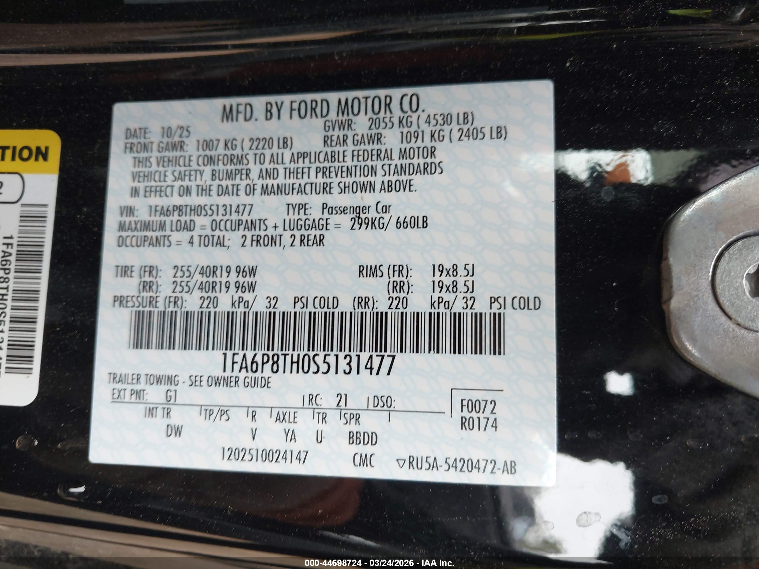 FORD MUSTANG image 9