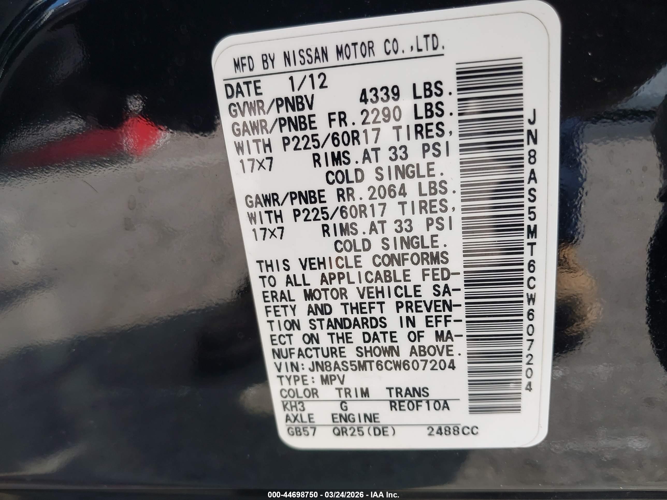NISSAN ROGUE image 9