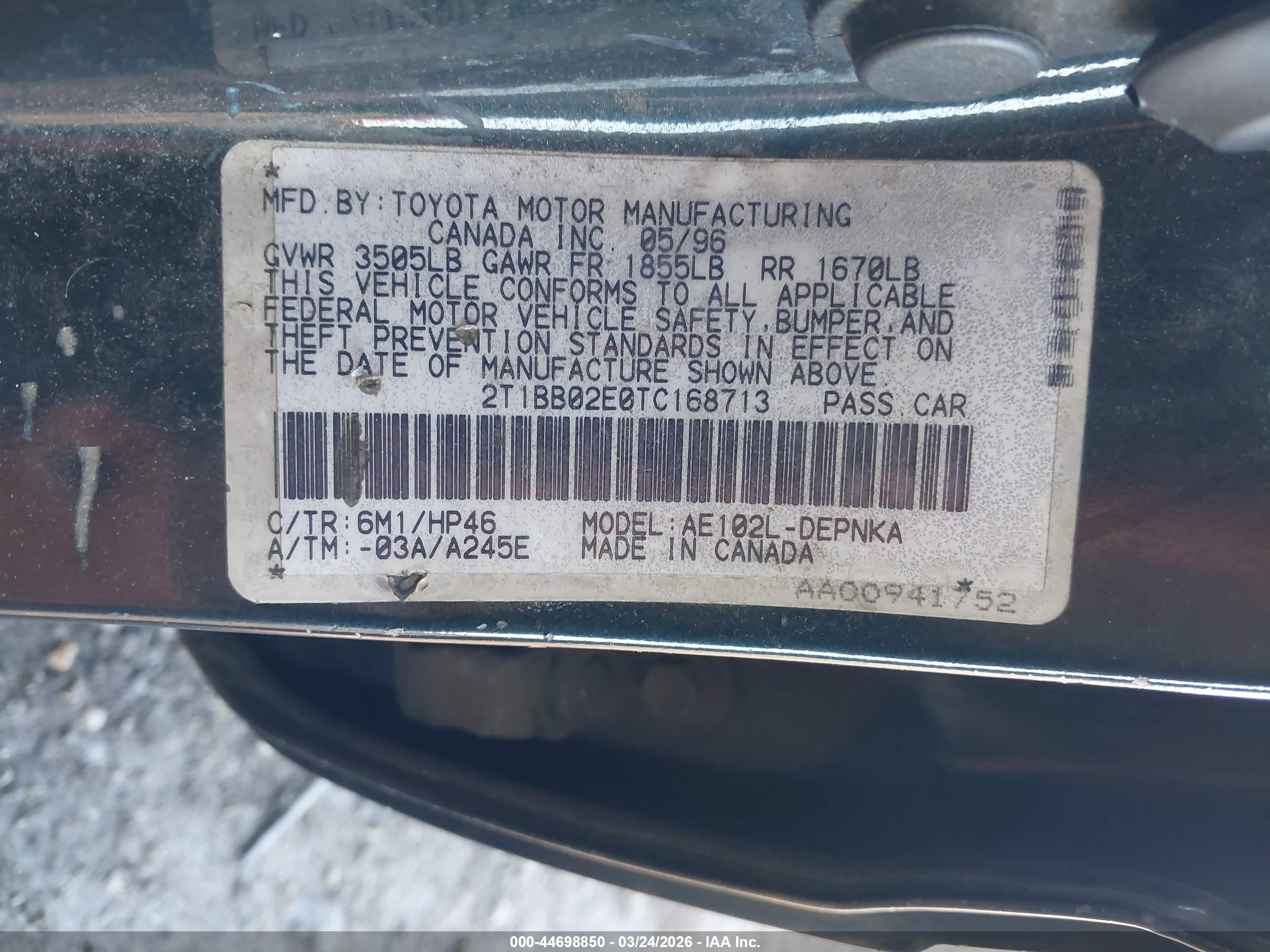 TOYOTA COROLLA image 9