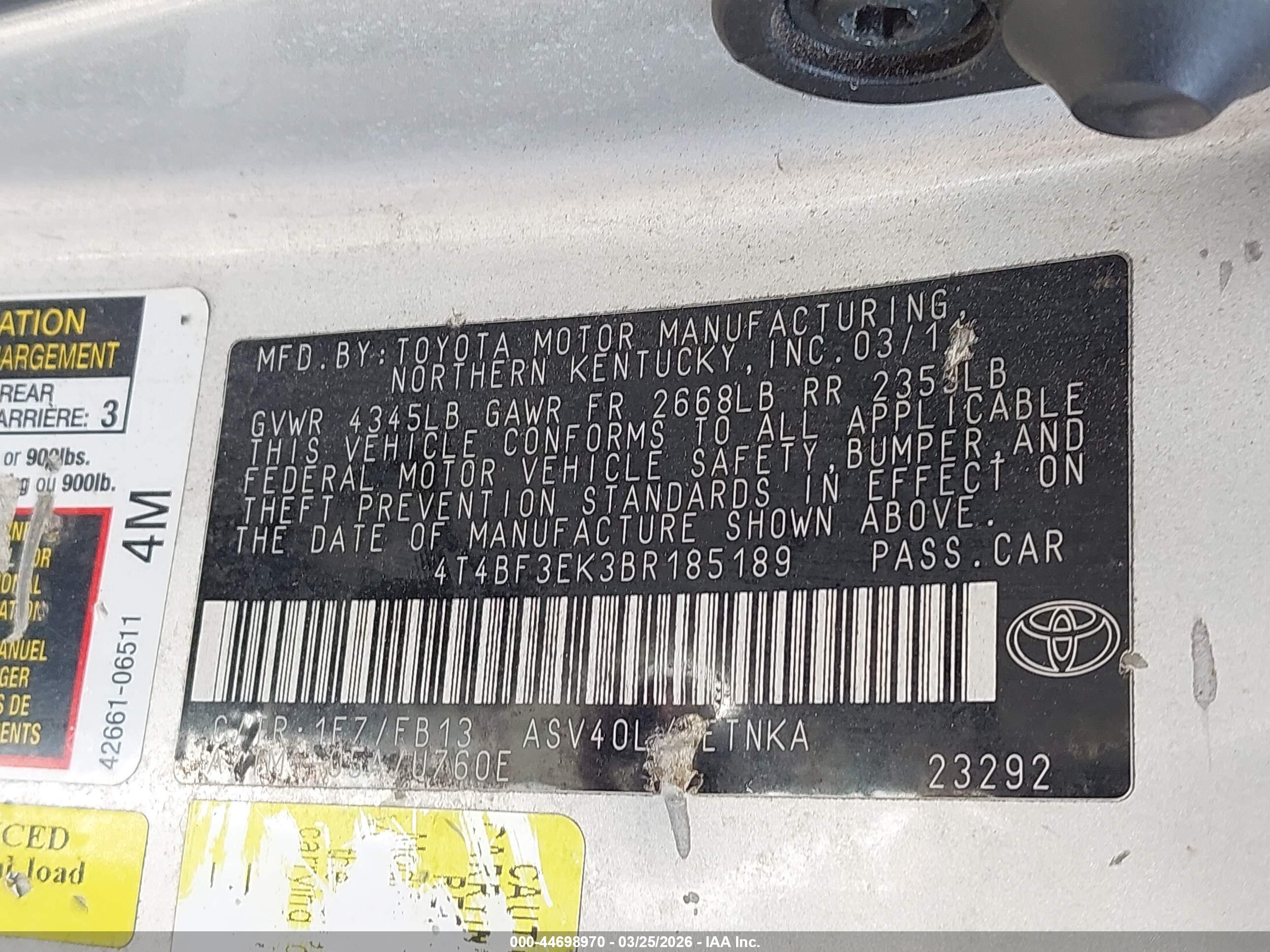 TOYOTA CAMRY image 9