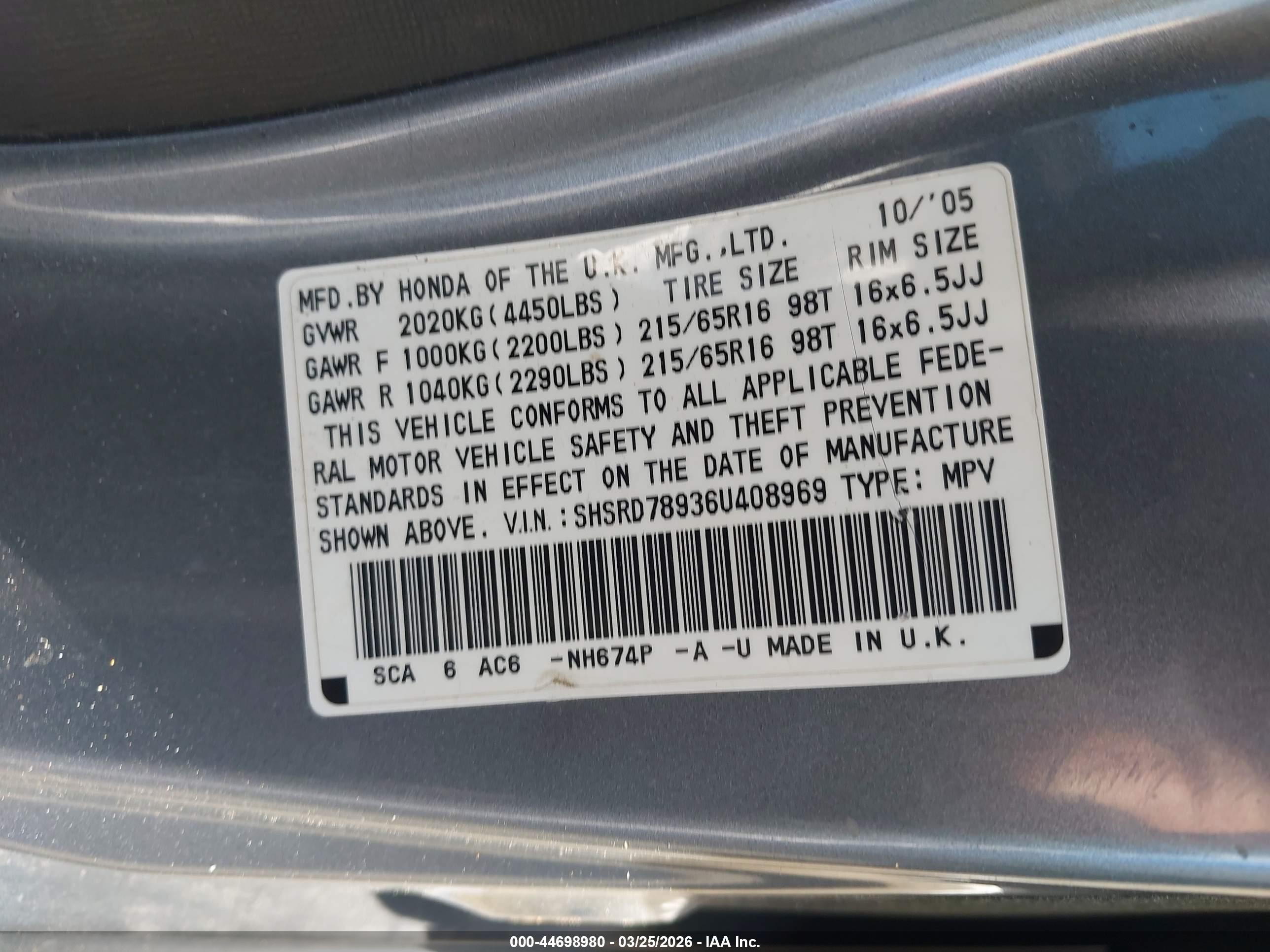 HONDA CR-V image 9