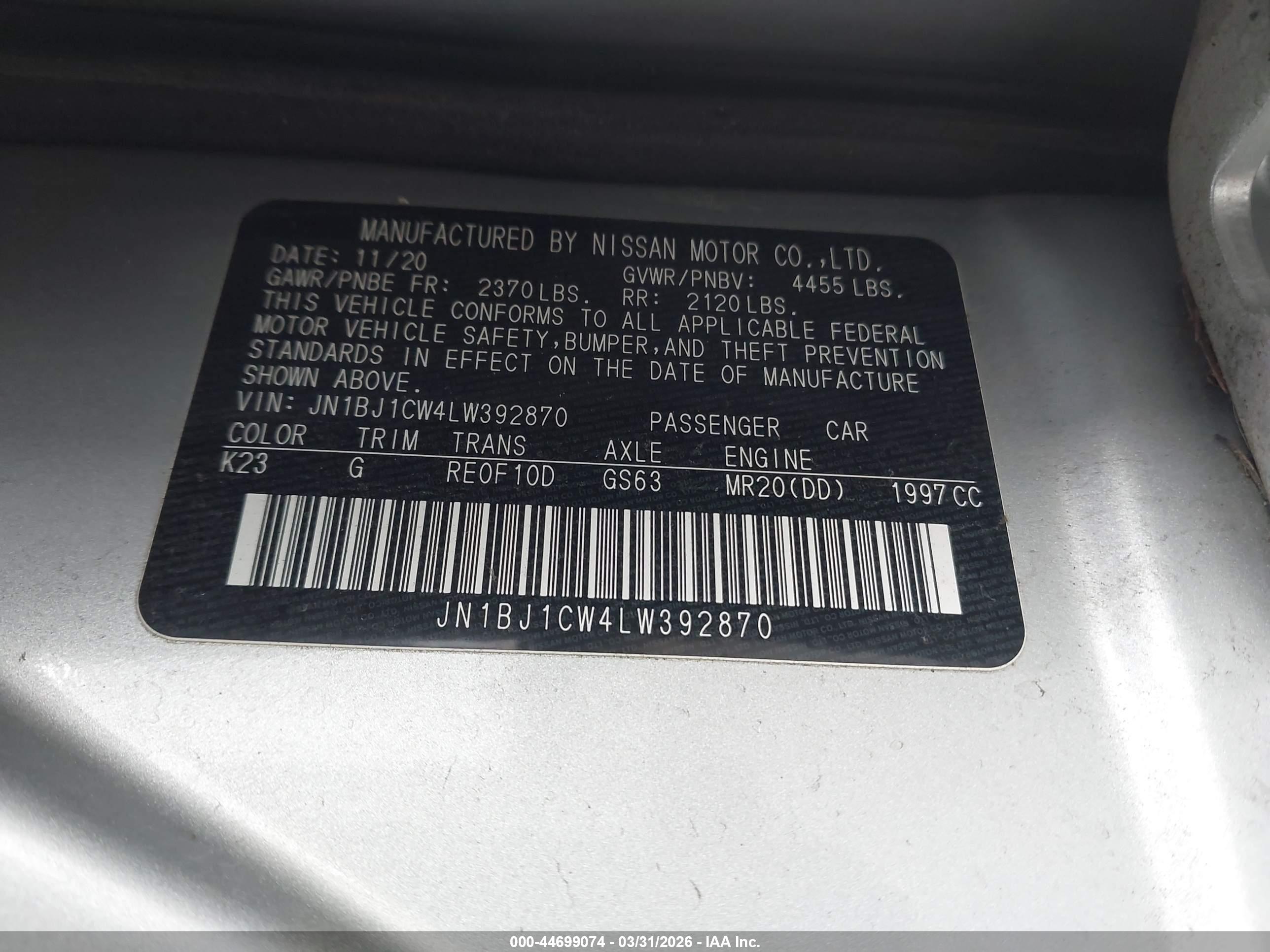 NISSAN ROGUE image 9