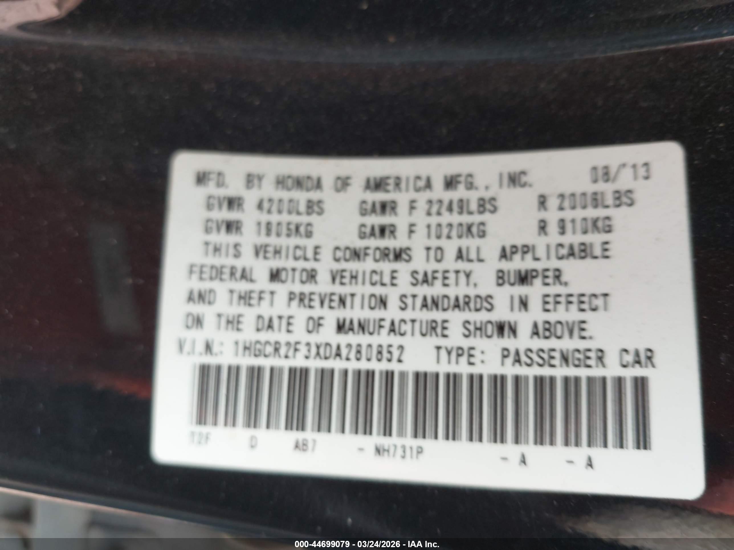 HONDA ACCORD image 9