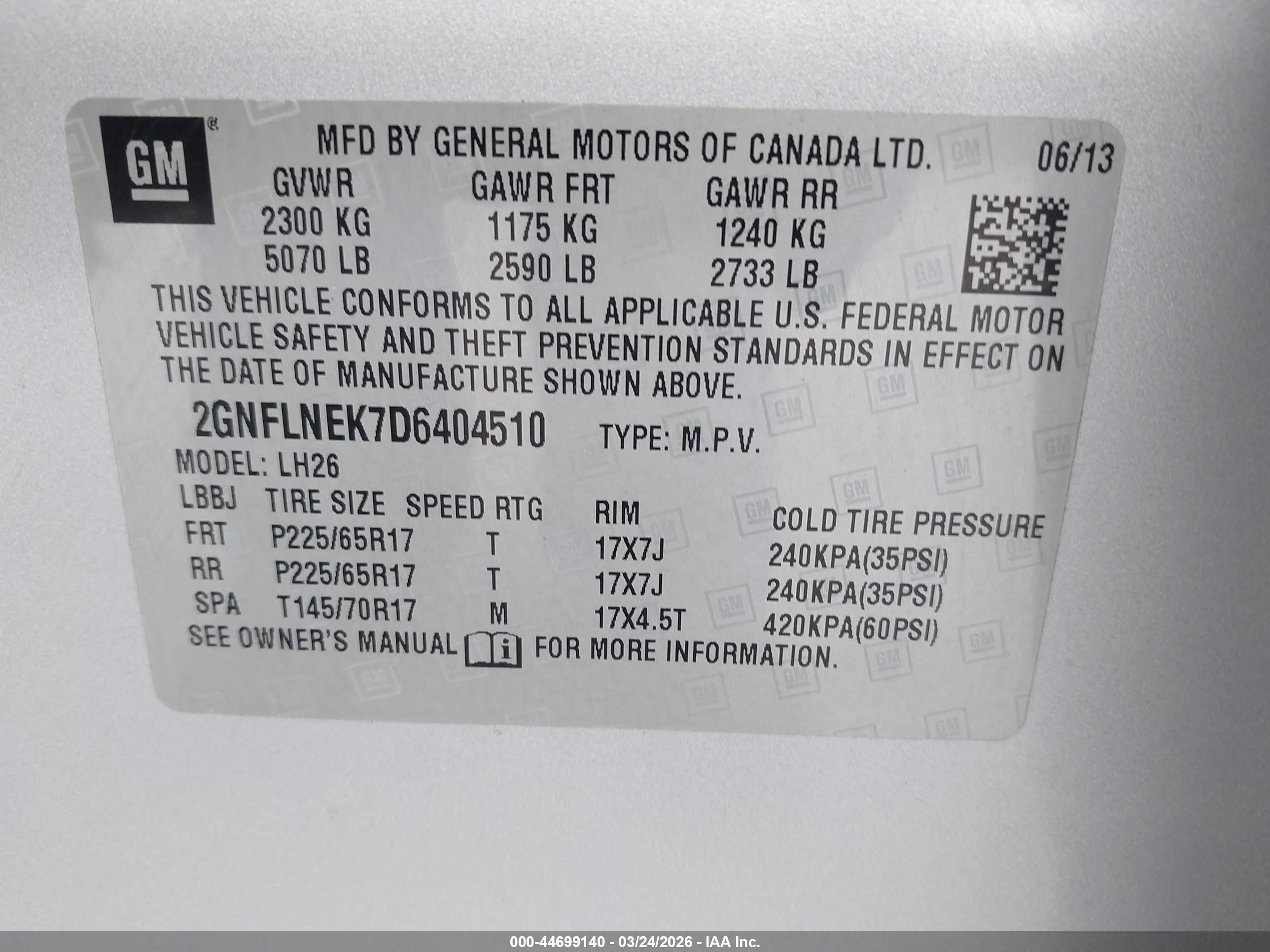 CHEVROLET EQUINOX image 9
