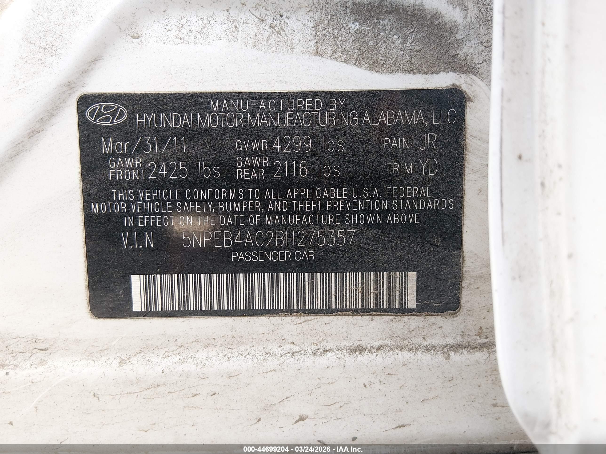 HYUNDAI SONATA image 9