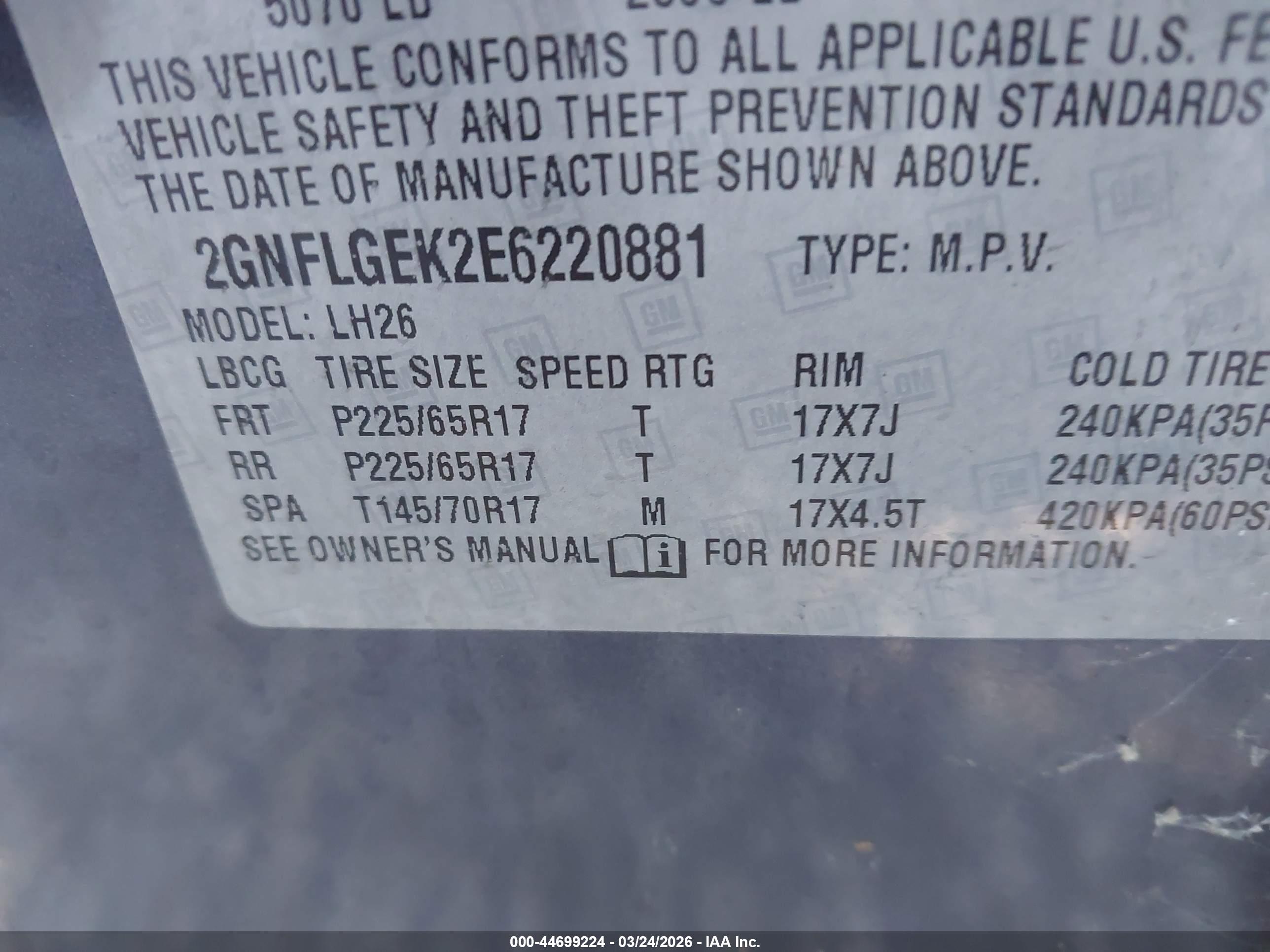 CHEVROLET EQUINOX image 9