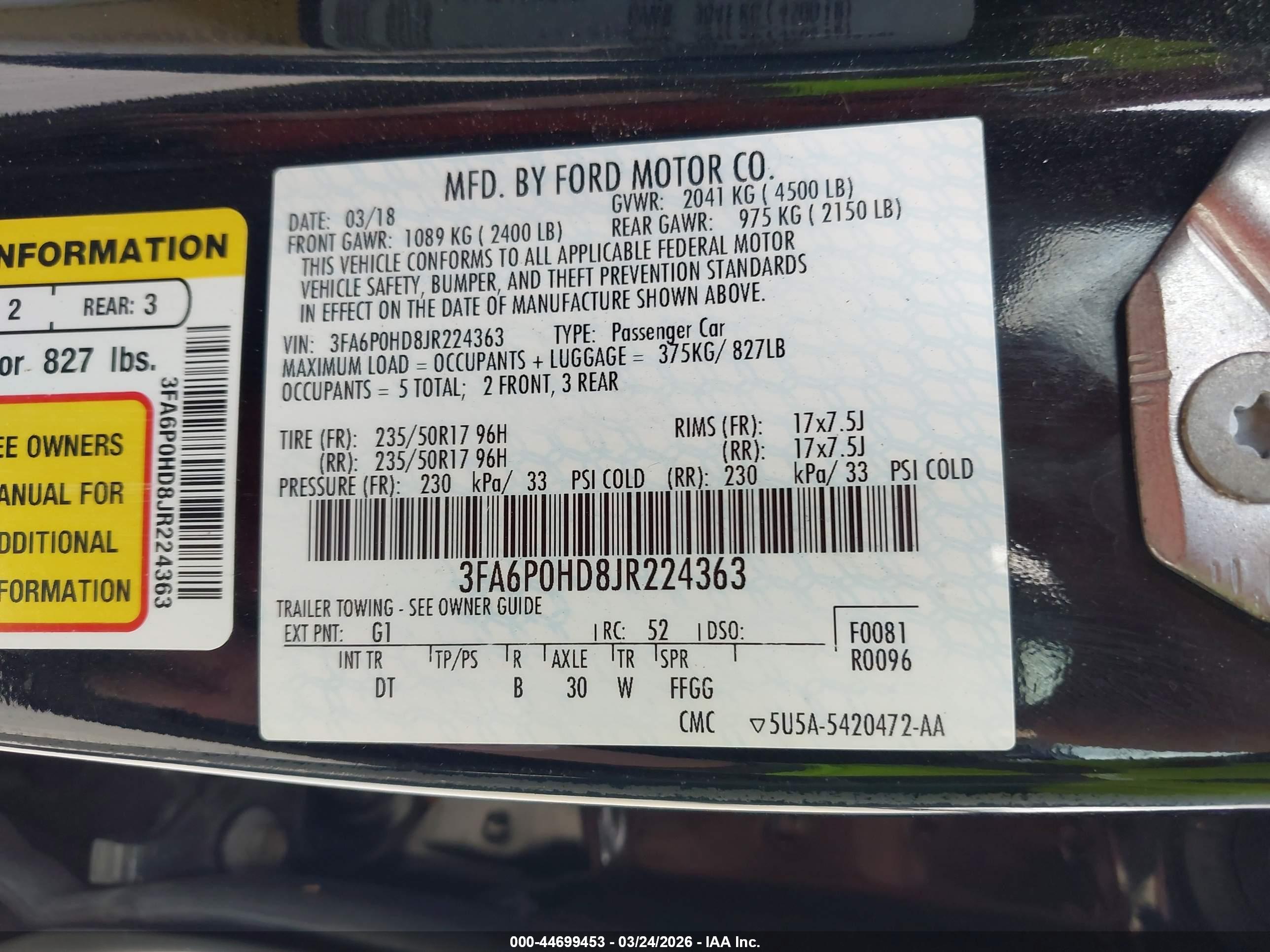FORD FUSION image 9