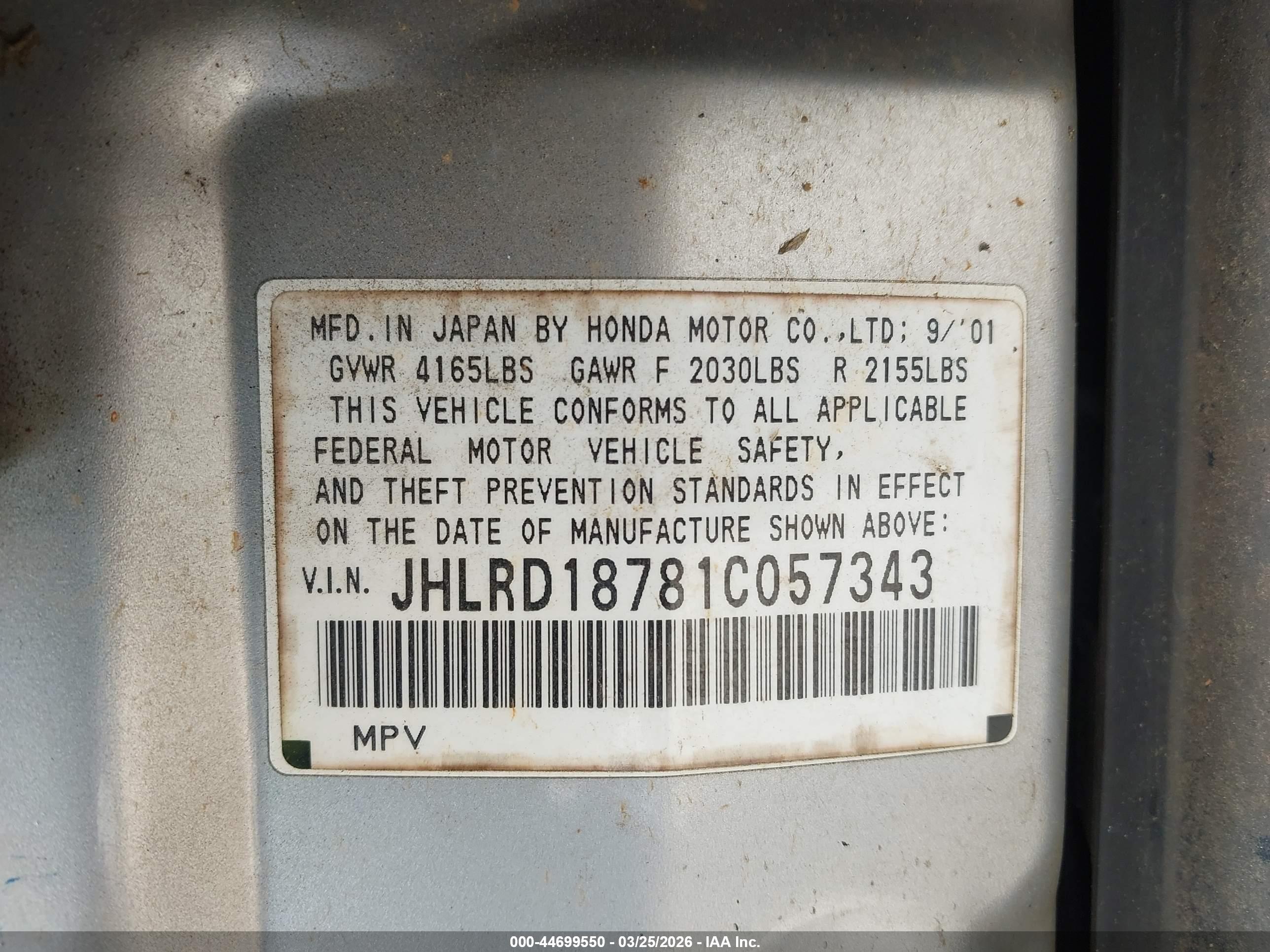 HONDA CR-V image 9