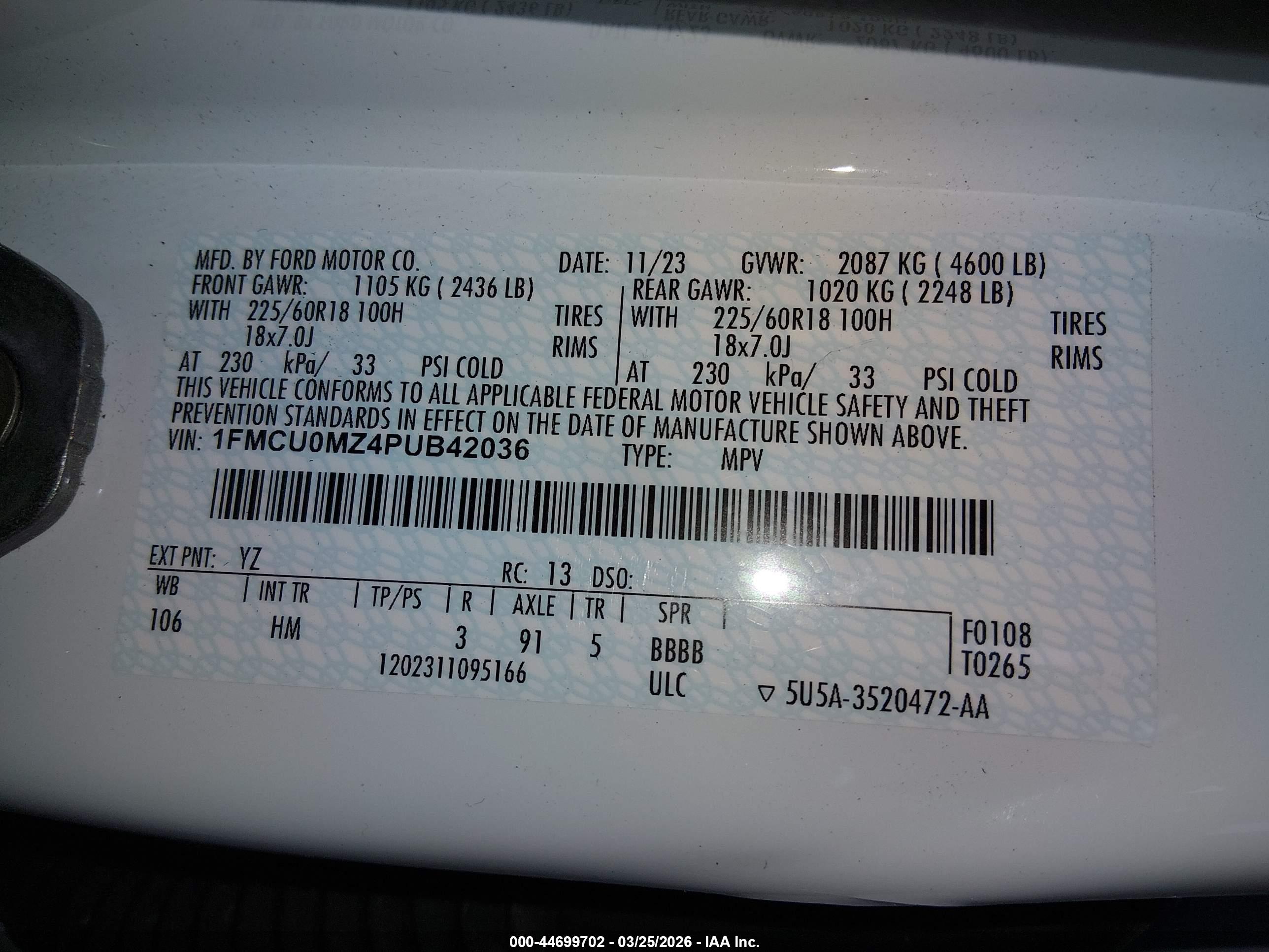 FORD ESCAPE image 9