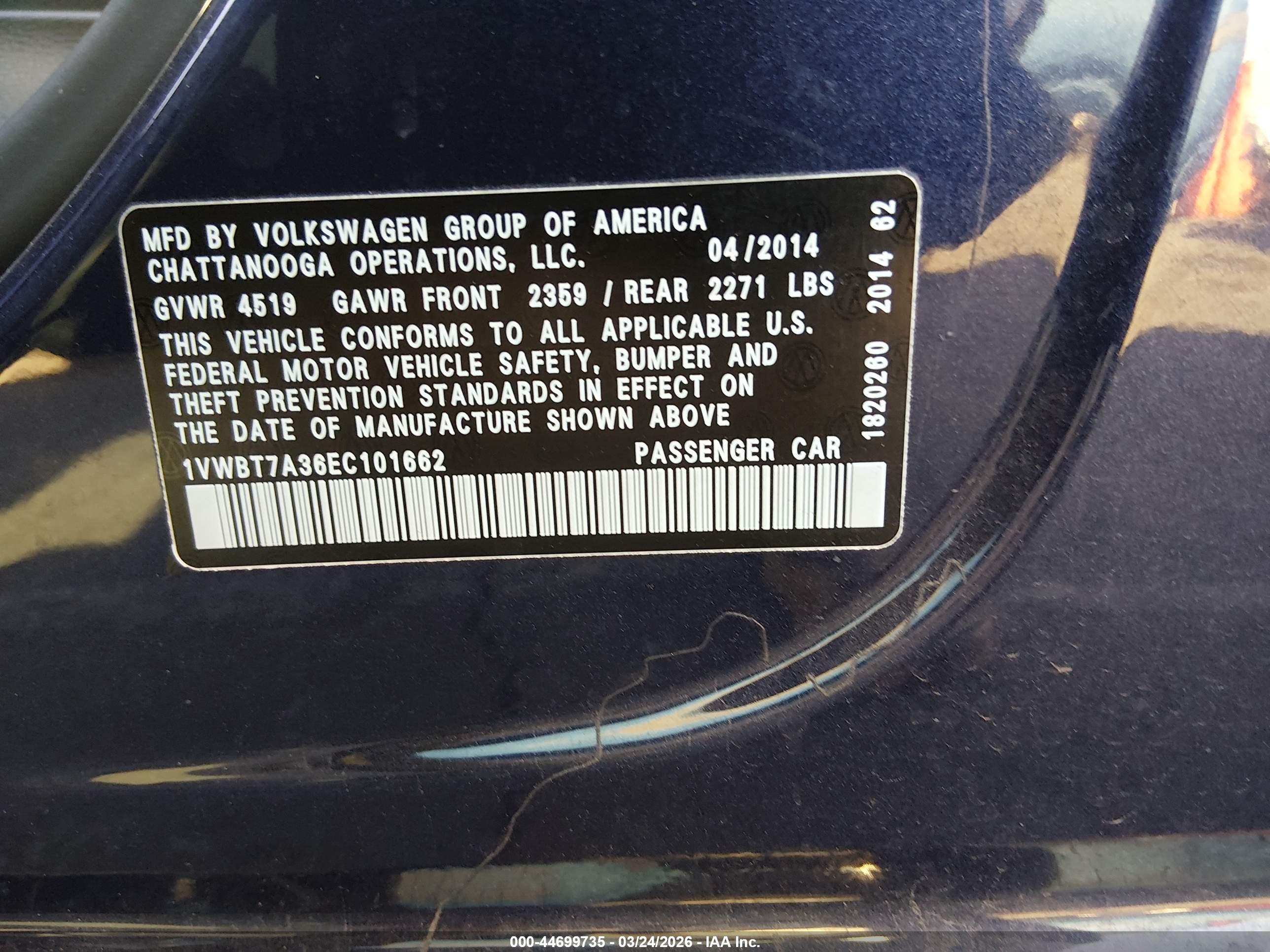 VOLKSWAGEN PASSAT image 9