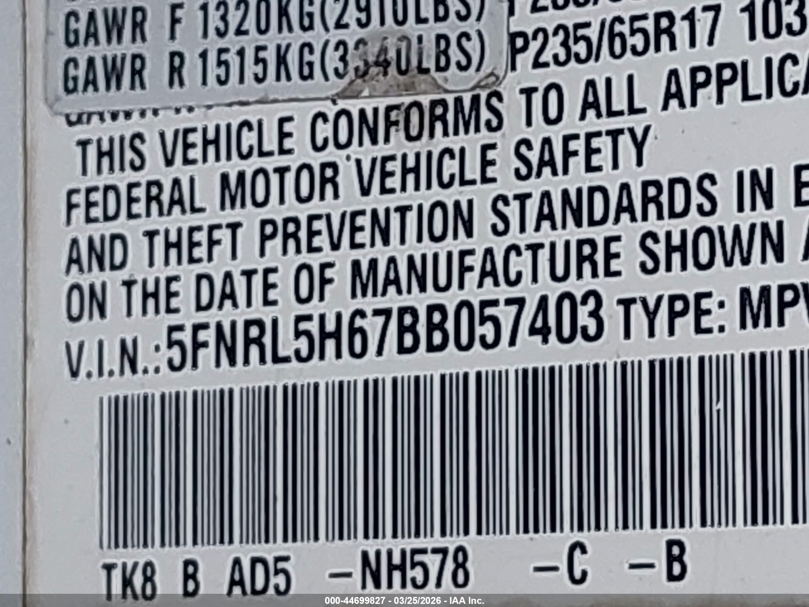 HONDA ODYSSEY image 9