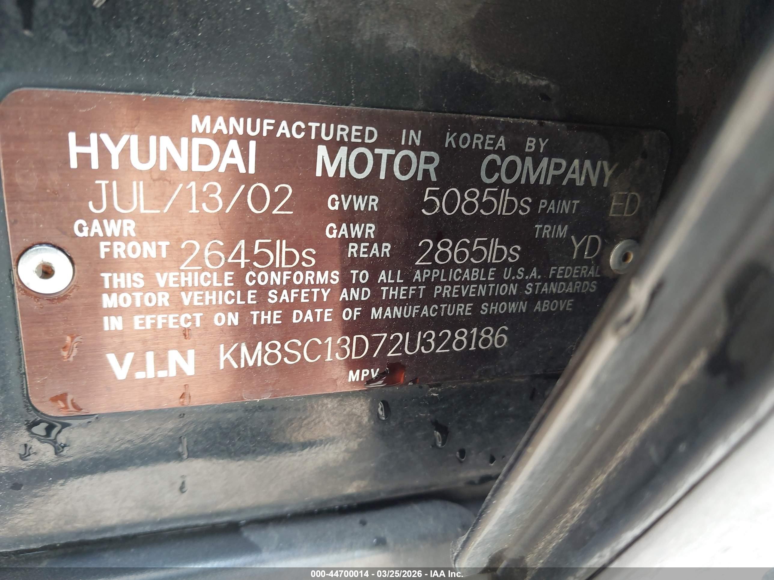 HYUNDAI SANTA image 9