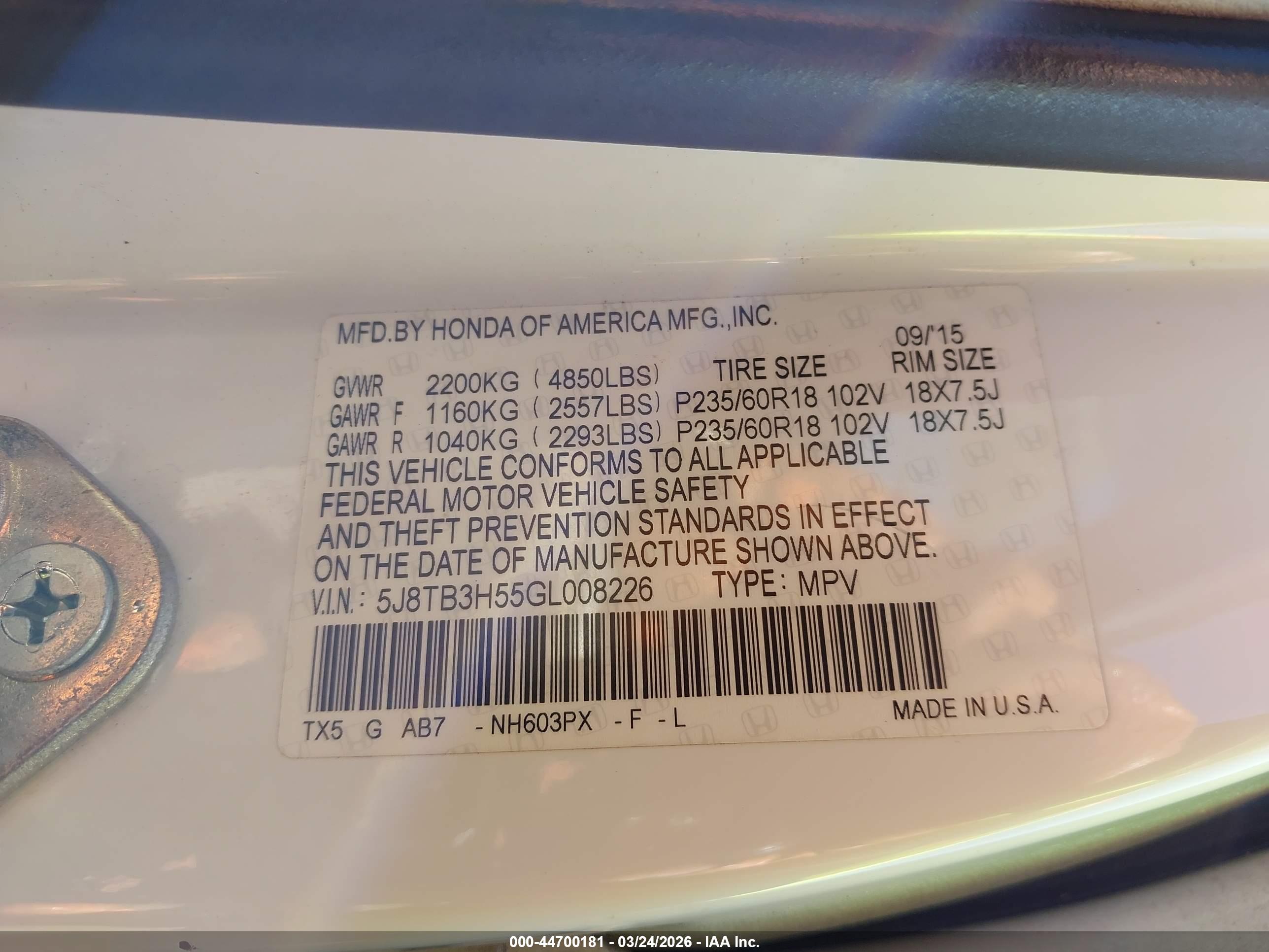 ACURA RDX image 9