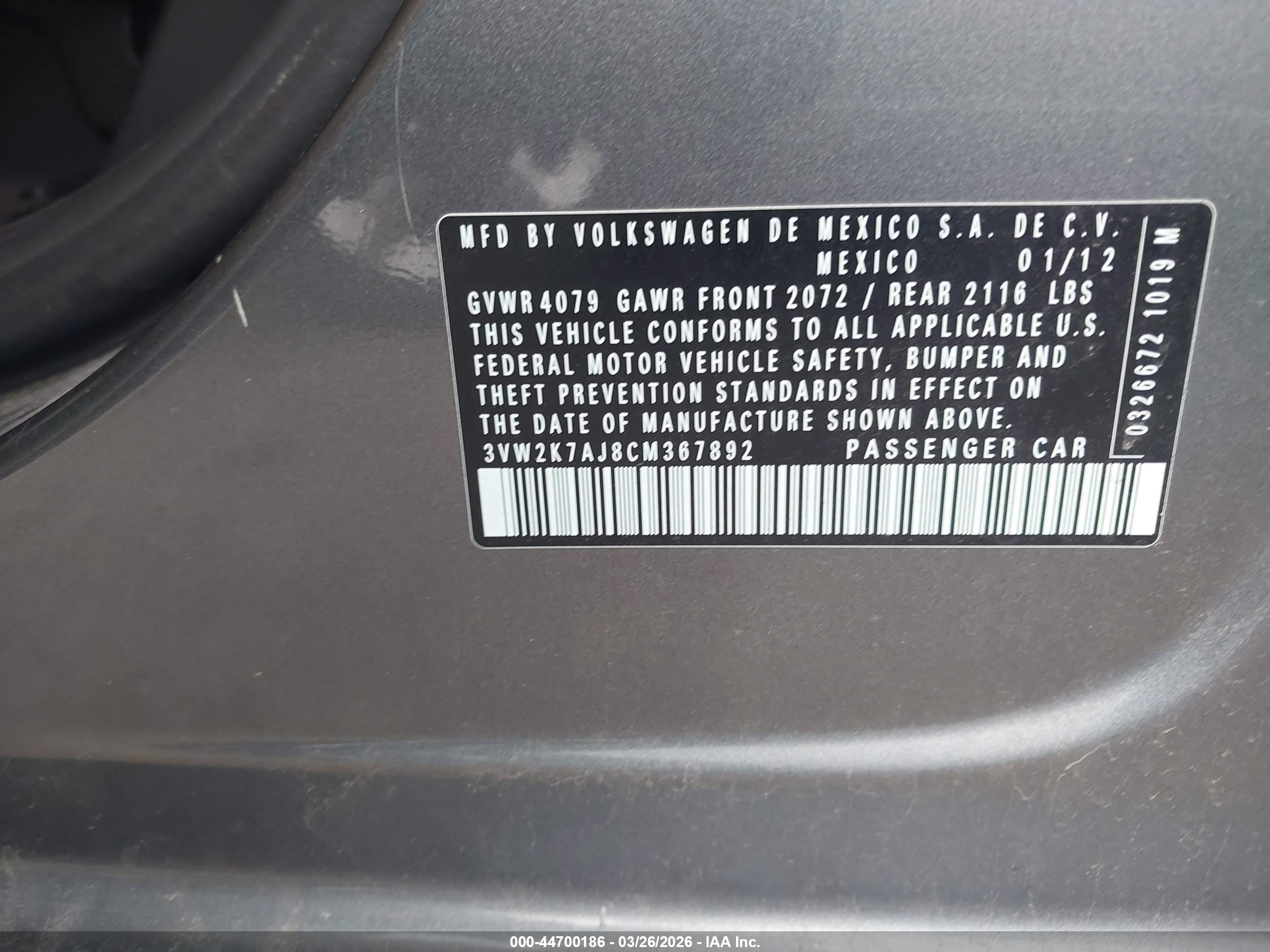 VOLKSWAGEN JETTA image 9