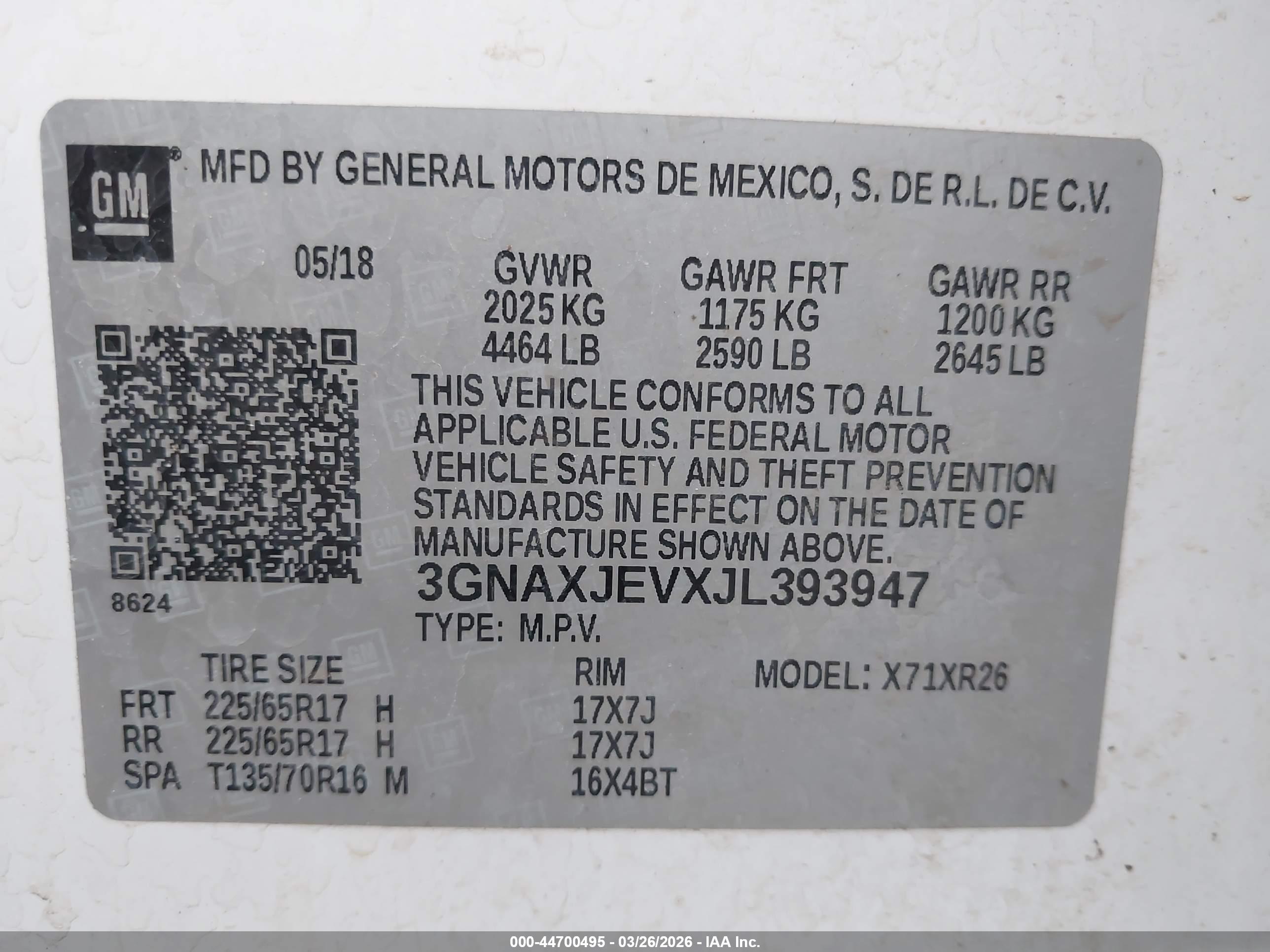 CHEVROLET EQUINOX image 9