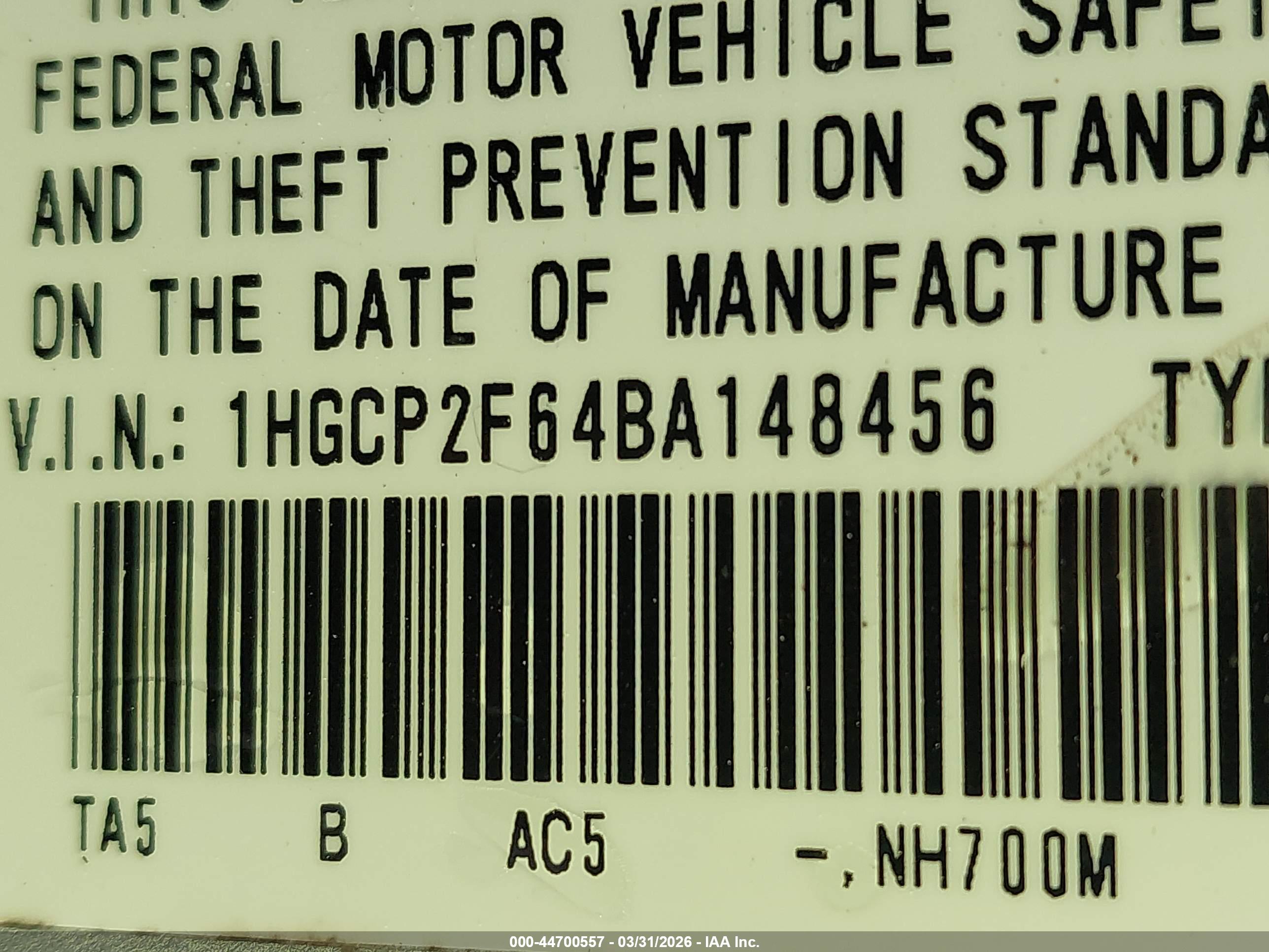 HONDA ACCORD image 9