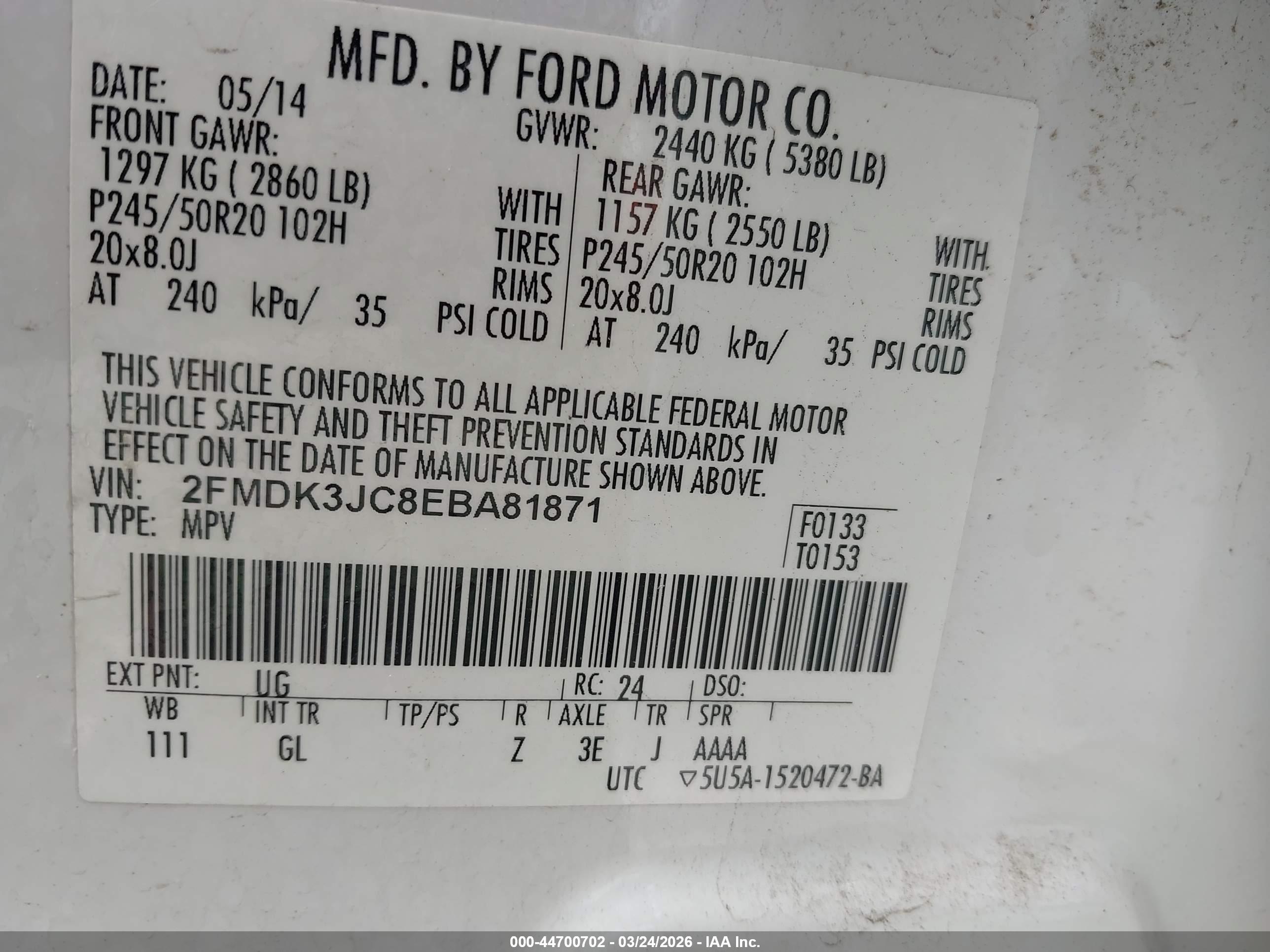 FORD EDGE image 9