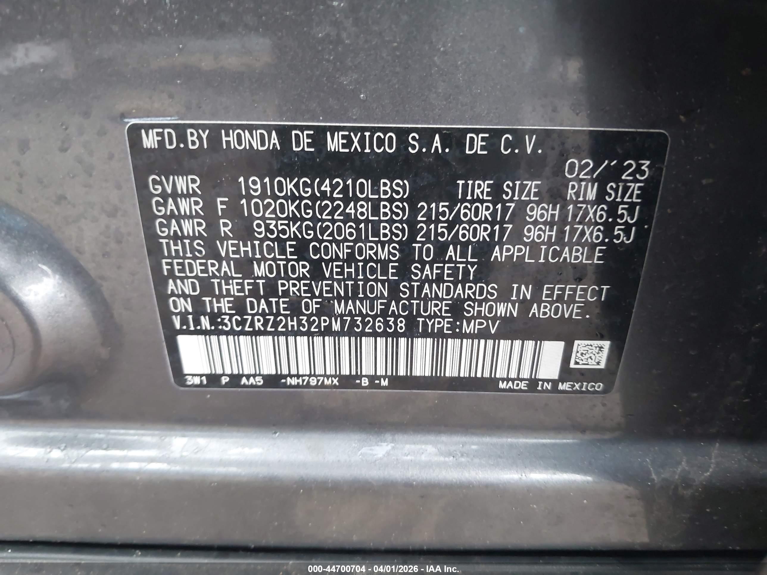 HONDA HR-V image 9