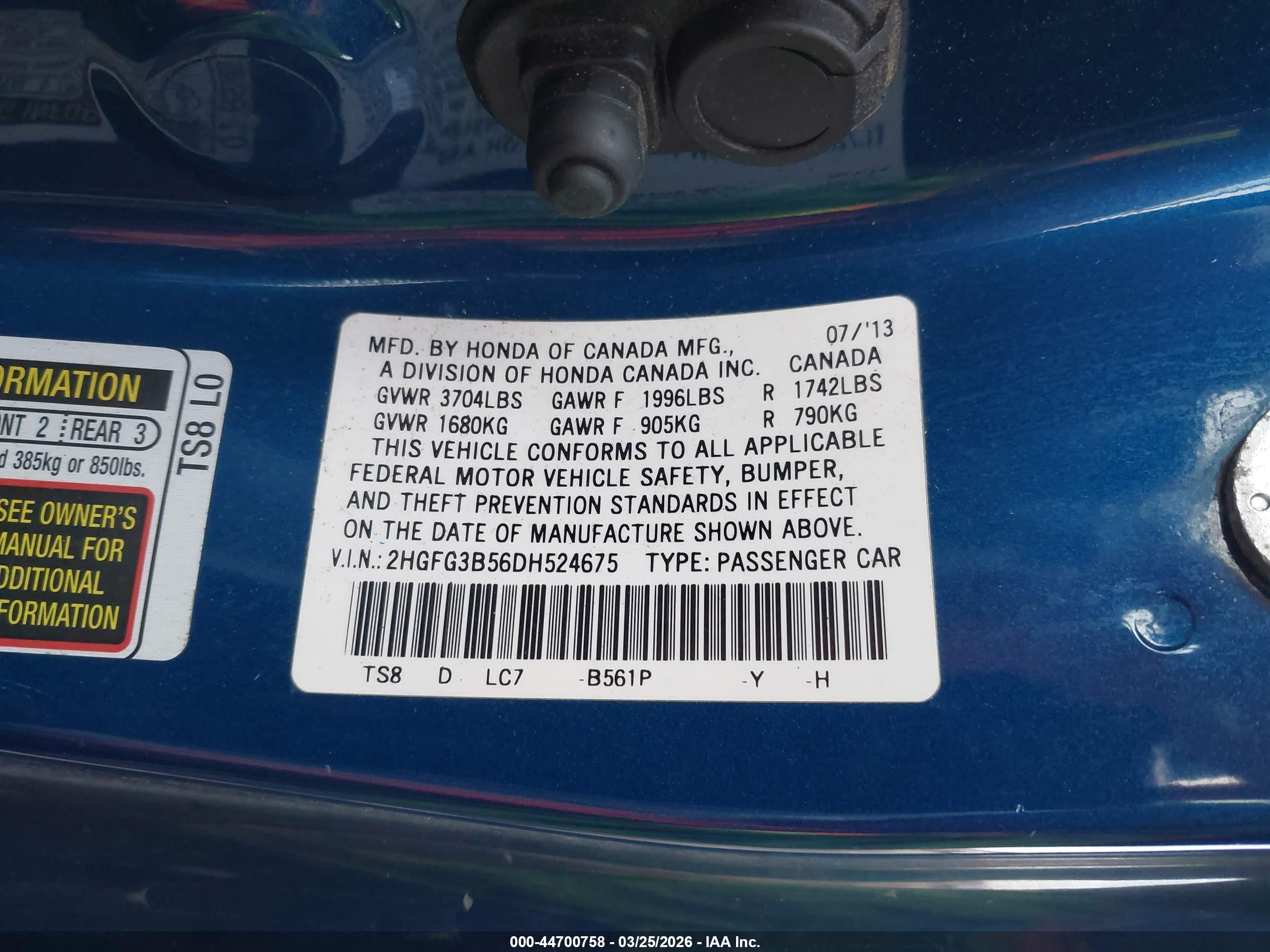 HONDA CIVIC image 9