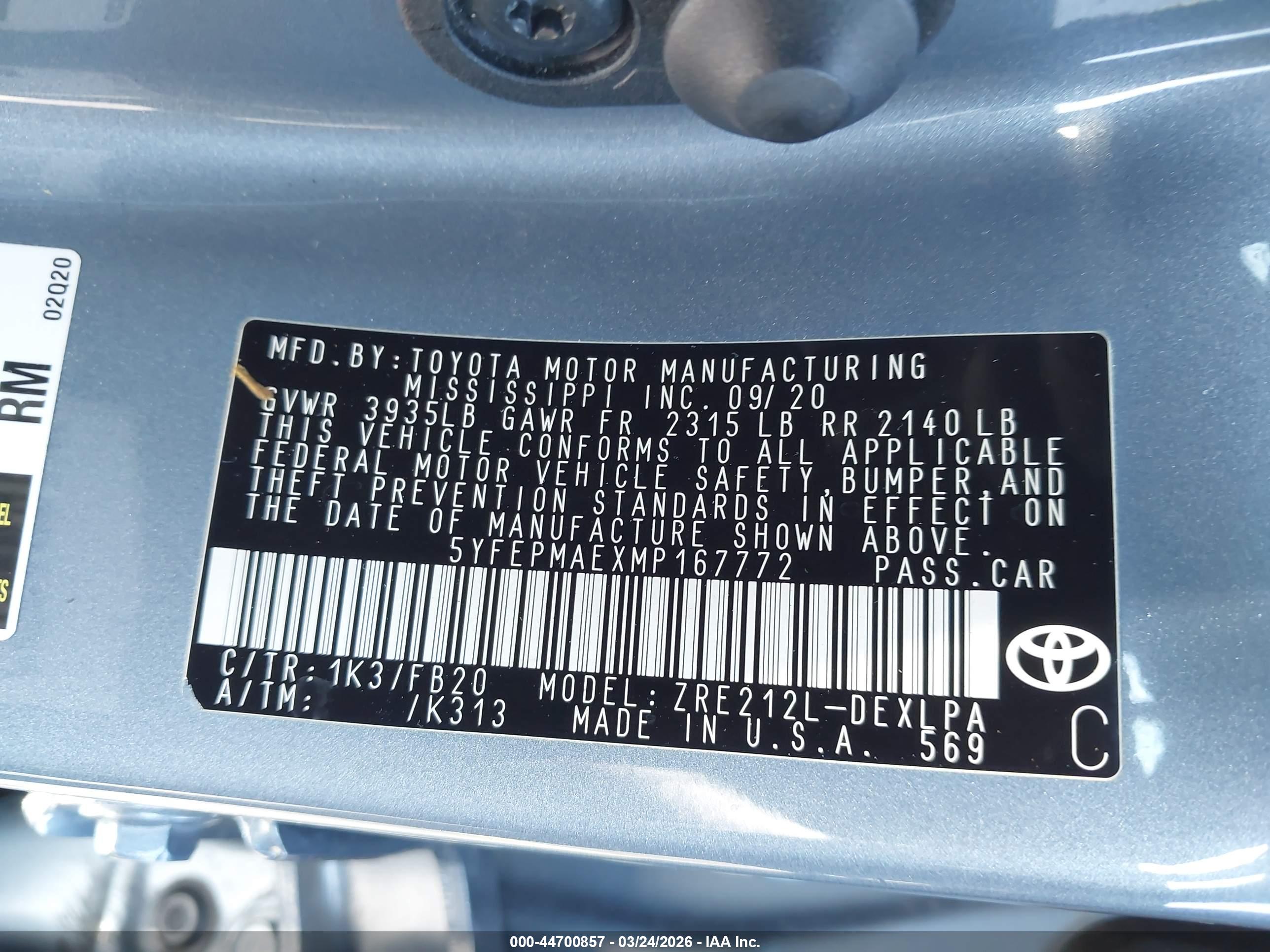 TOYOTA COROLLA image 9