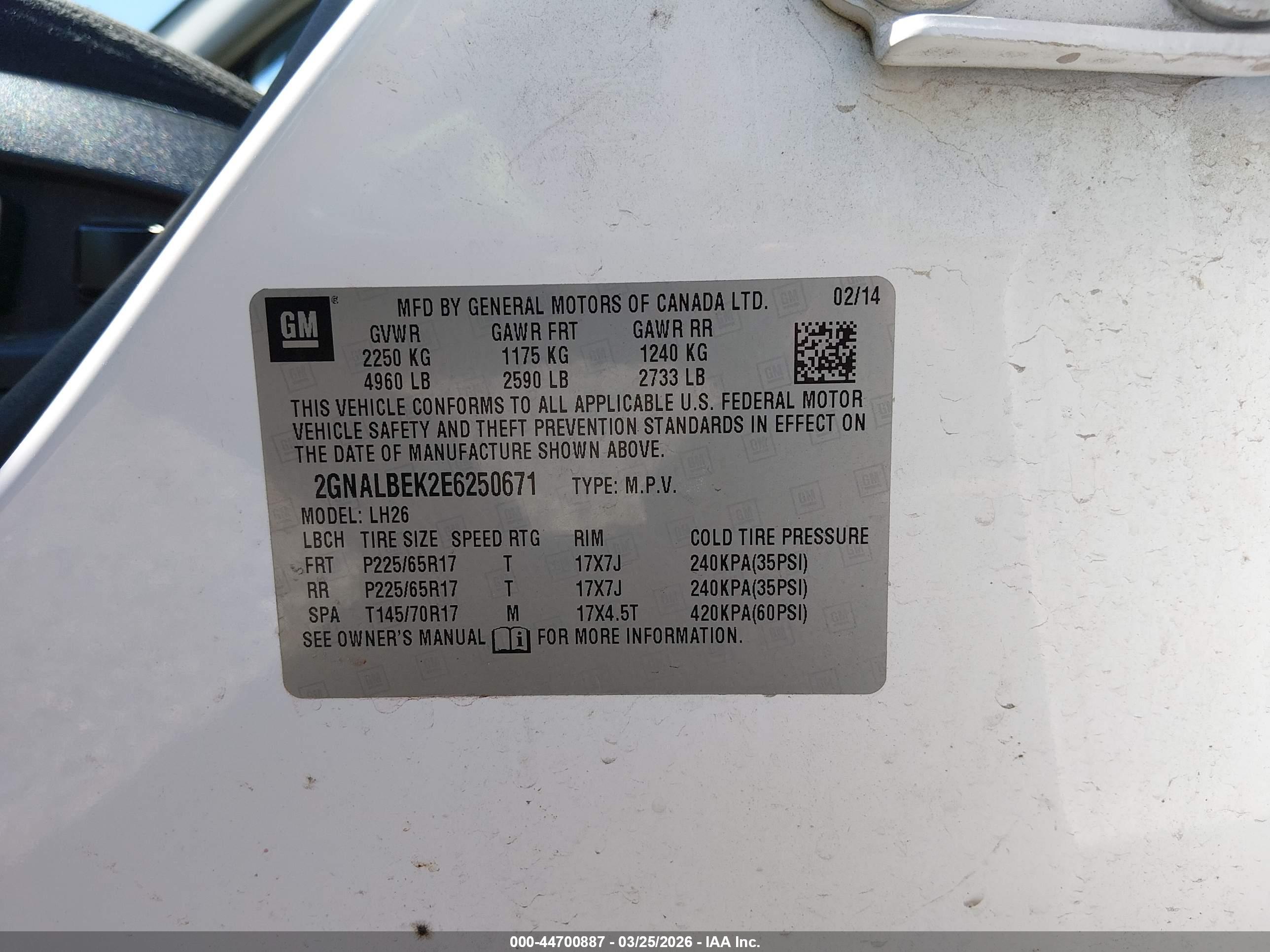CHEVROLET EQUINOX image 9