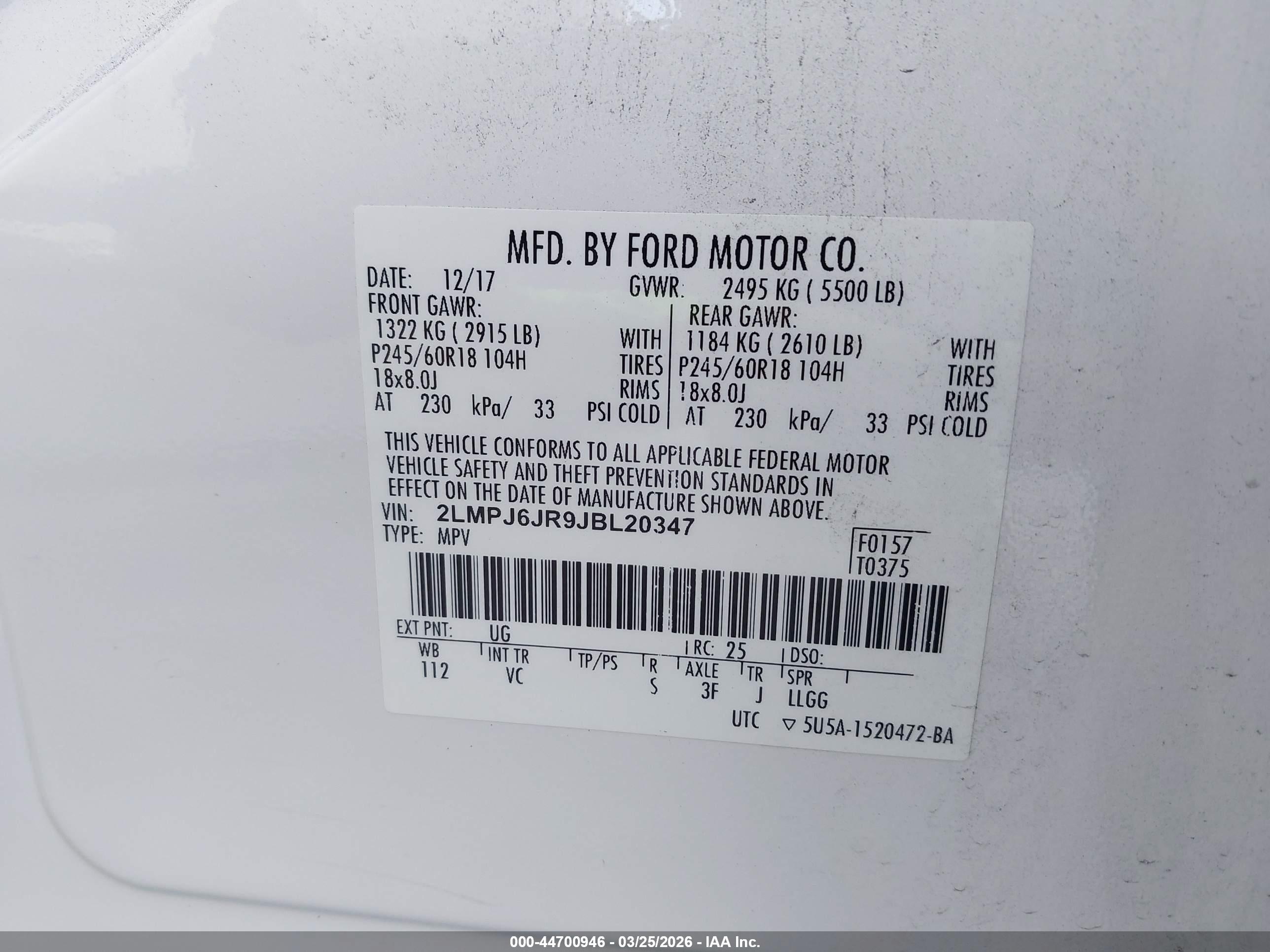 LINCOLN MKX image 9