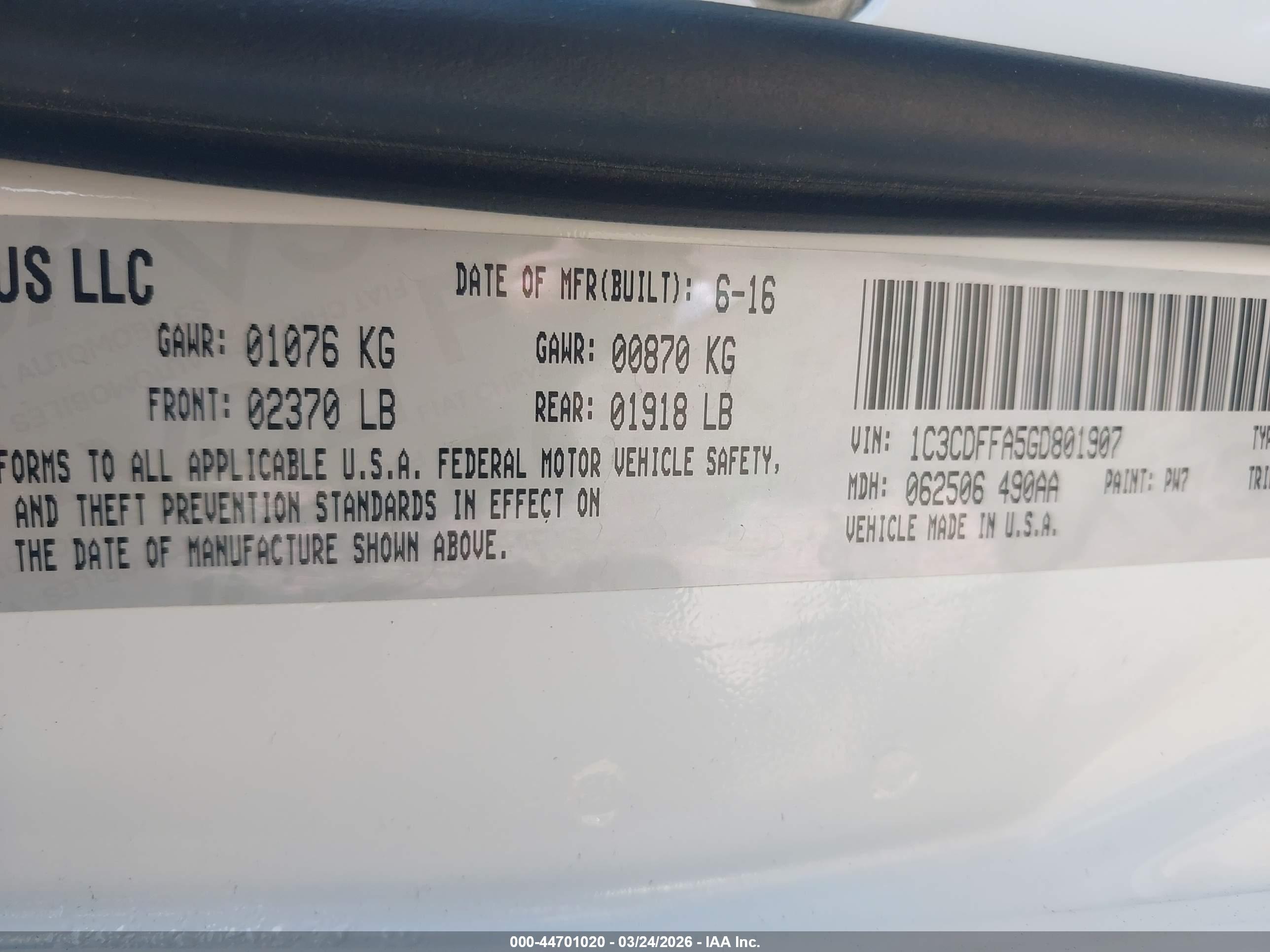 DODGE DART image 9