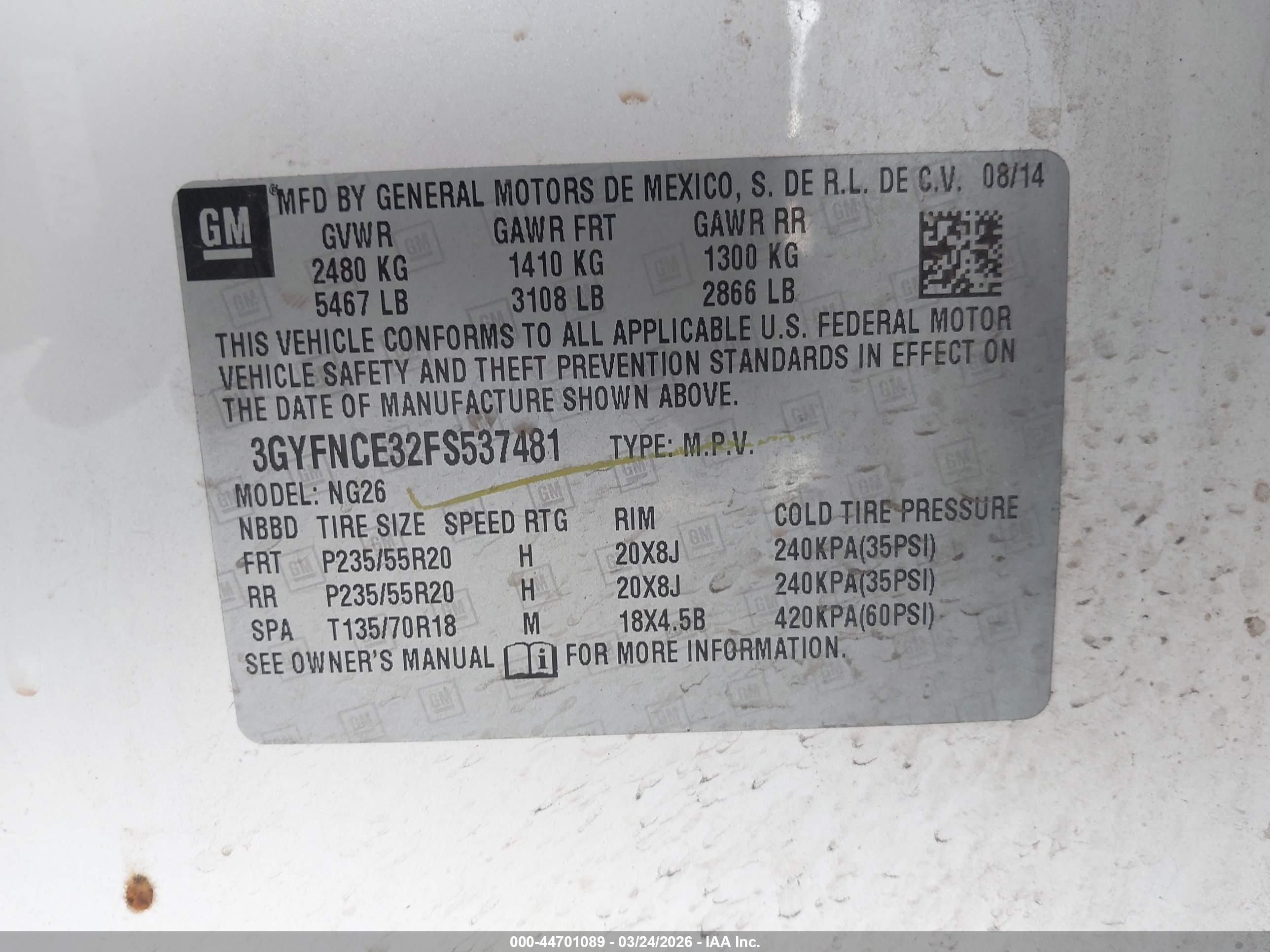 CADILLAC SRX image 9