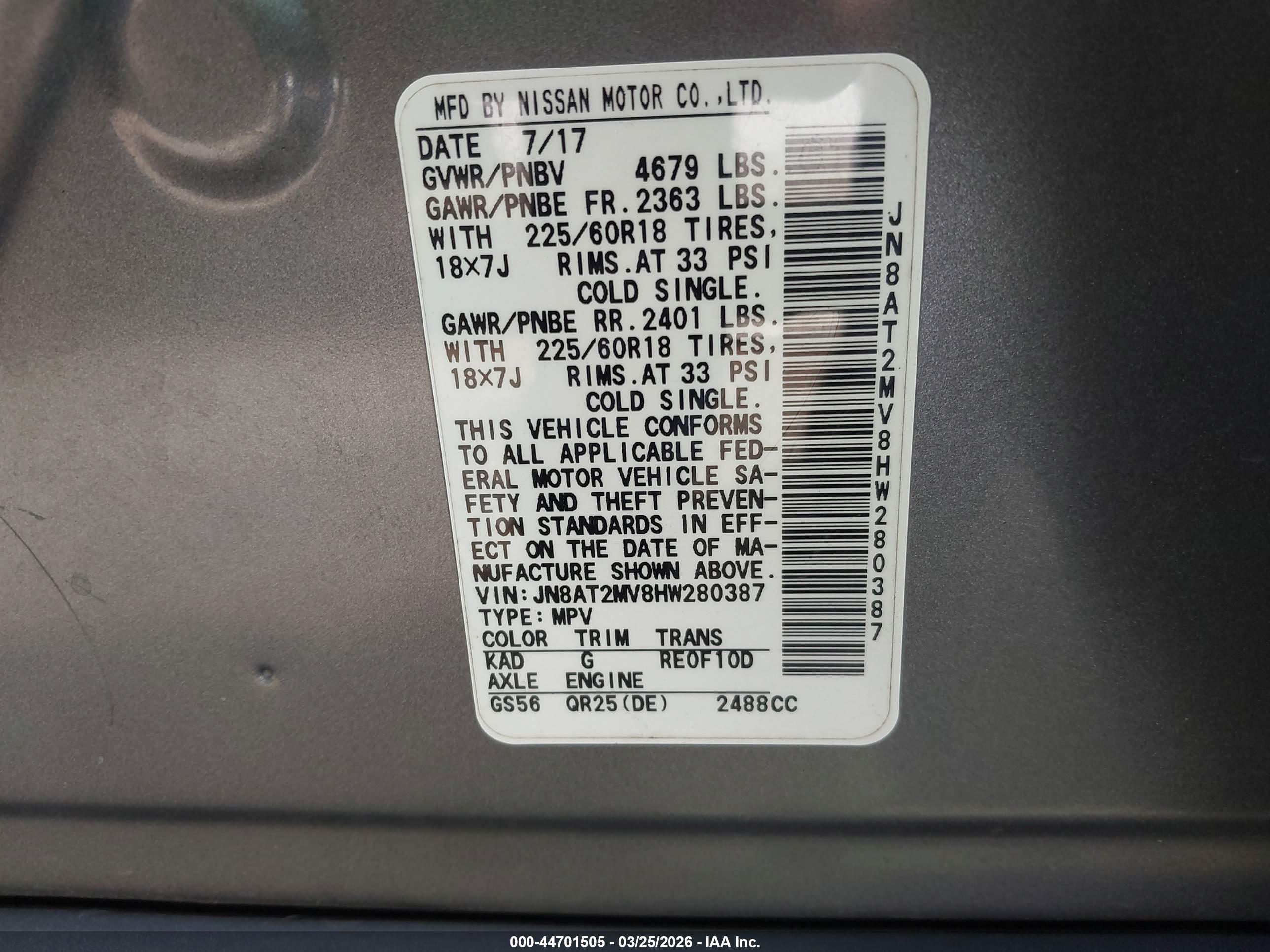 NISSAN ROGUE image 9