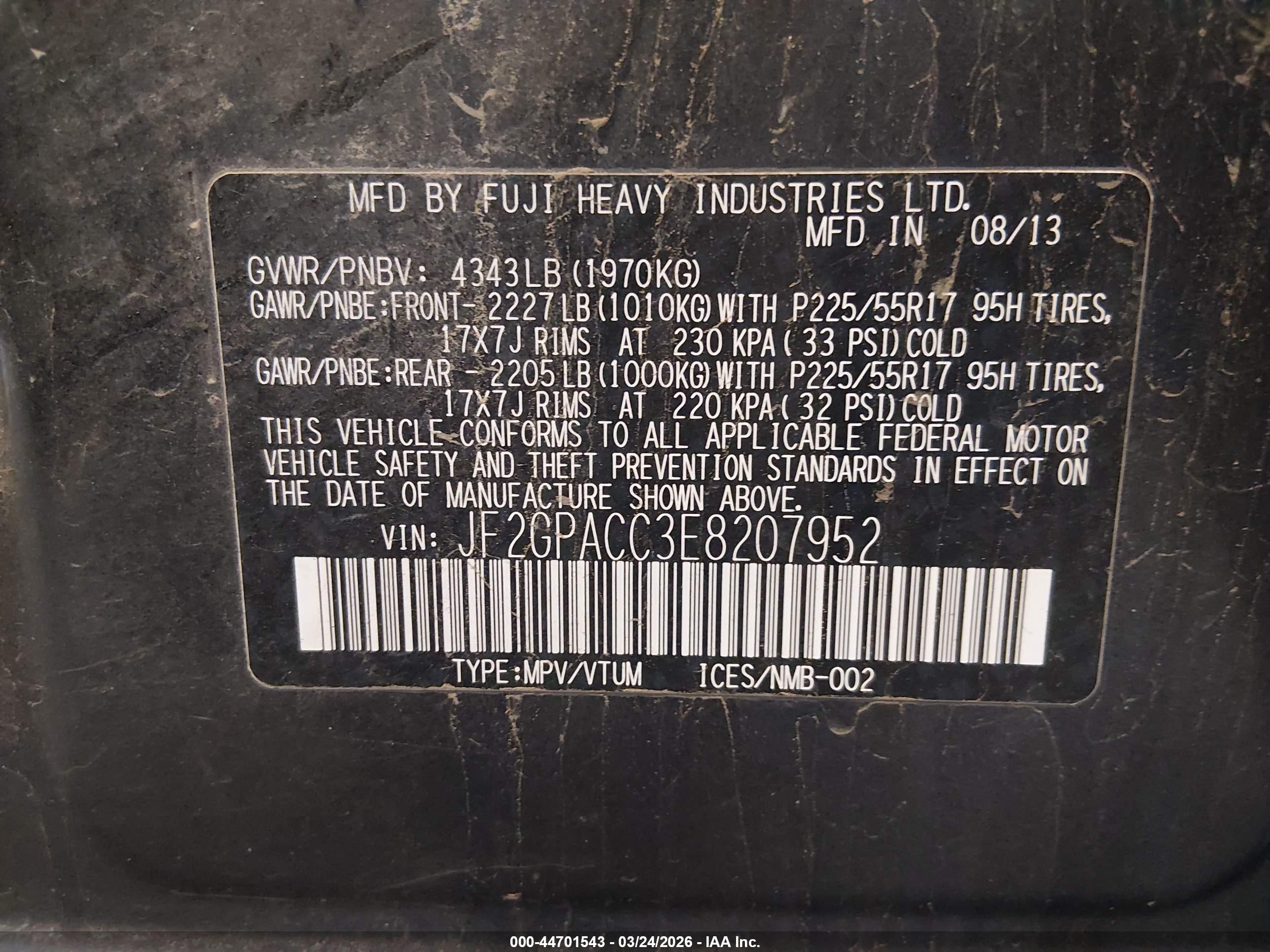 SUBARU XV image 9