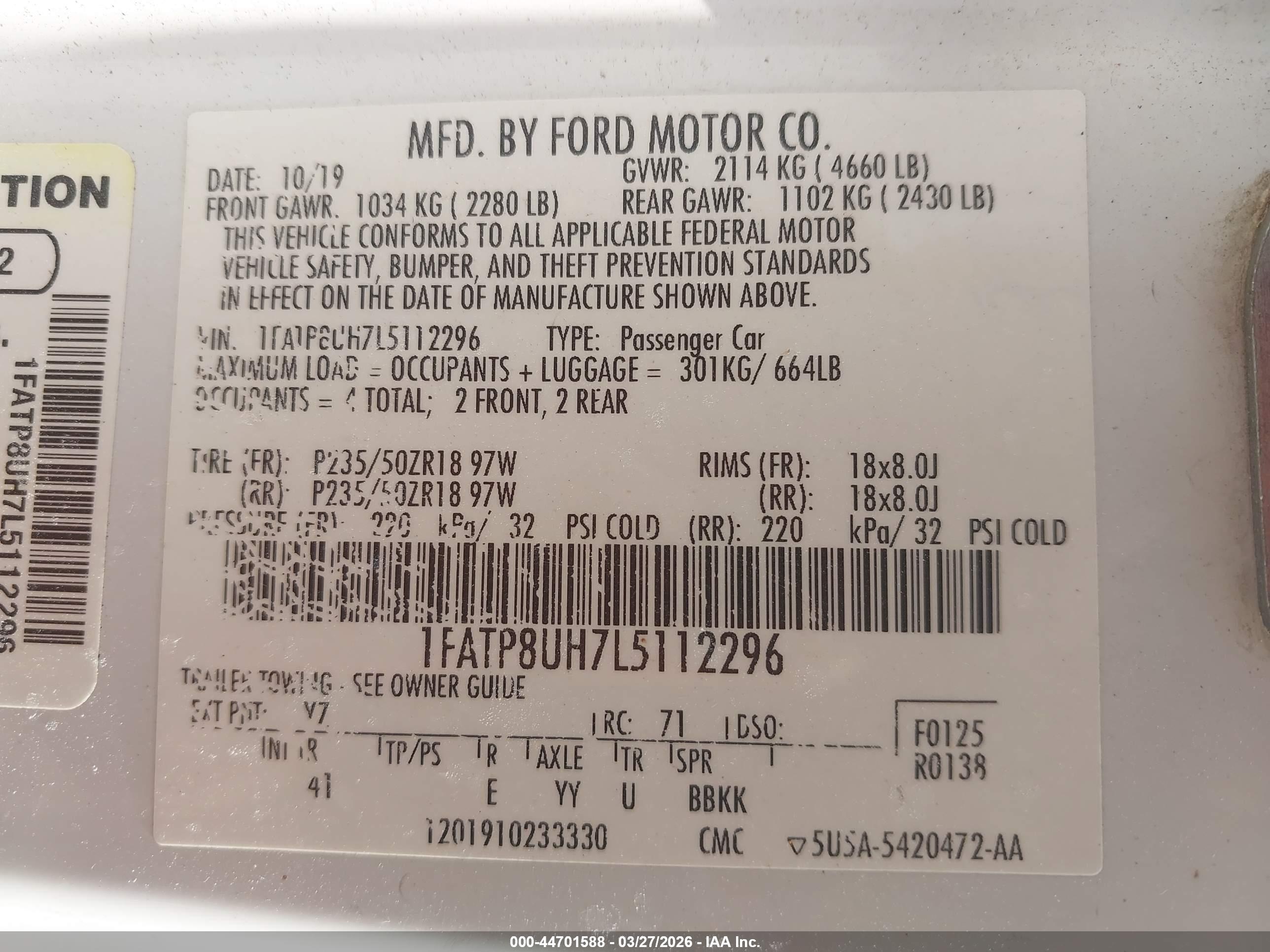 FORD MUSTANG image 9
