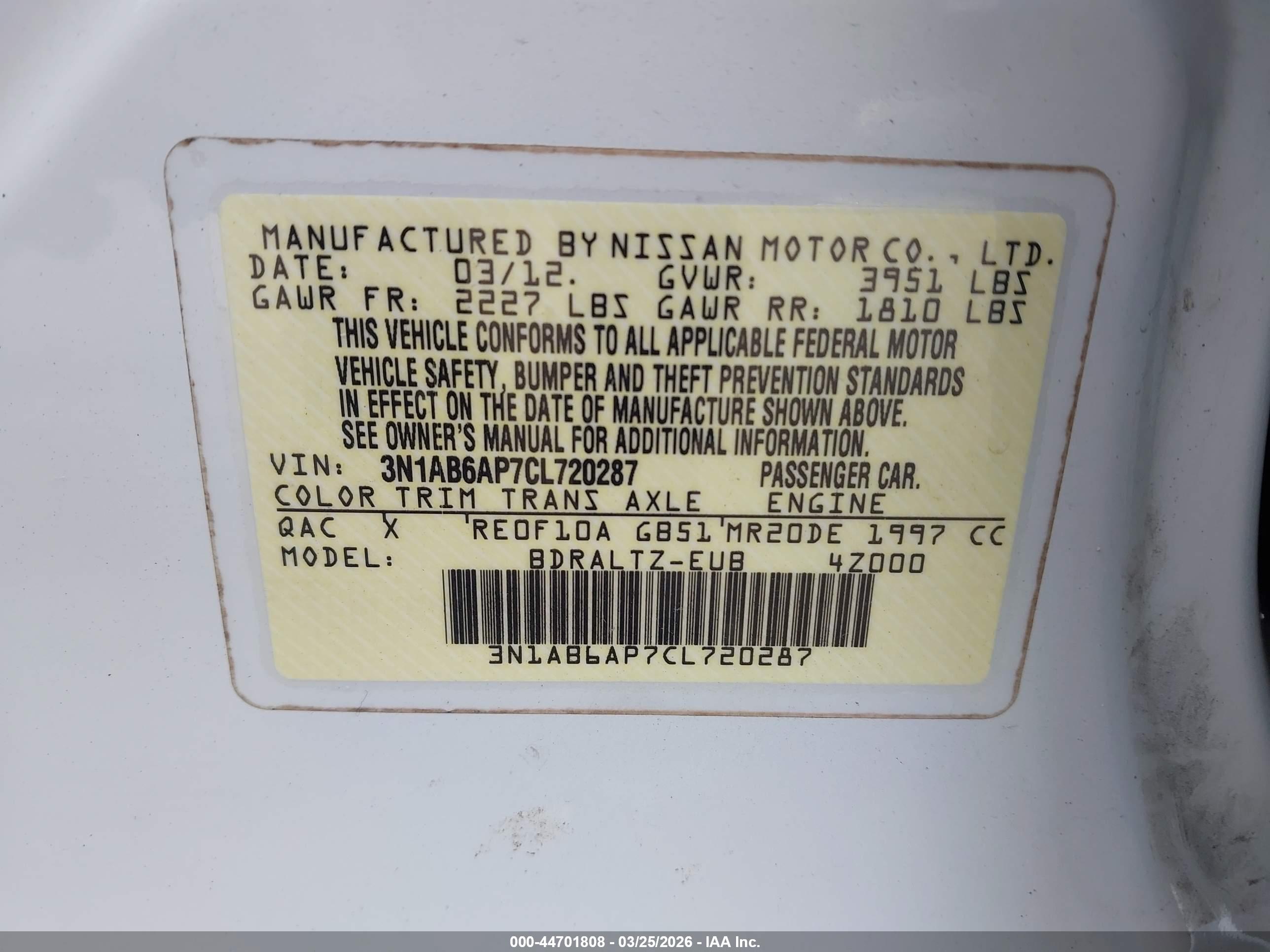 NISSAN SENTRA image 9