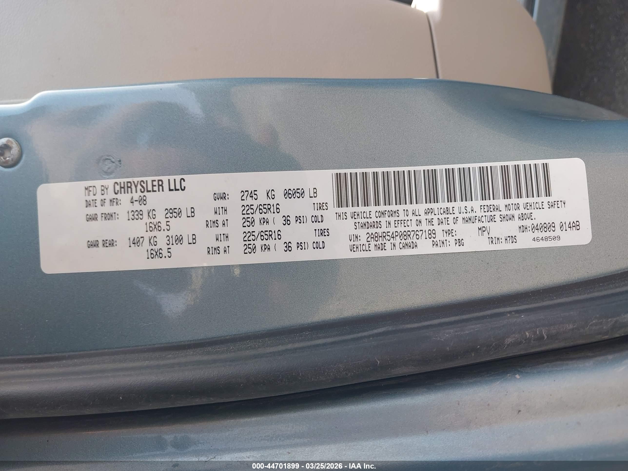 CHRYSLER TOWN image 9