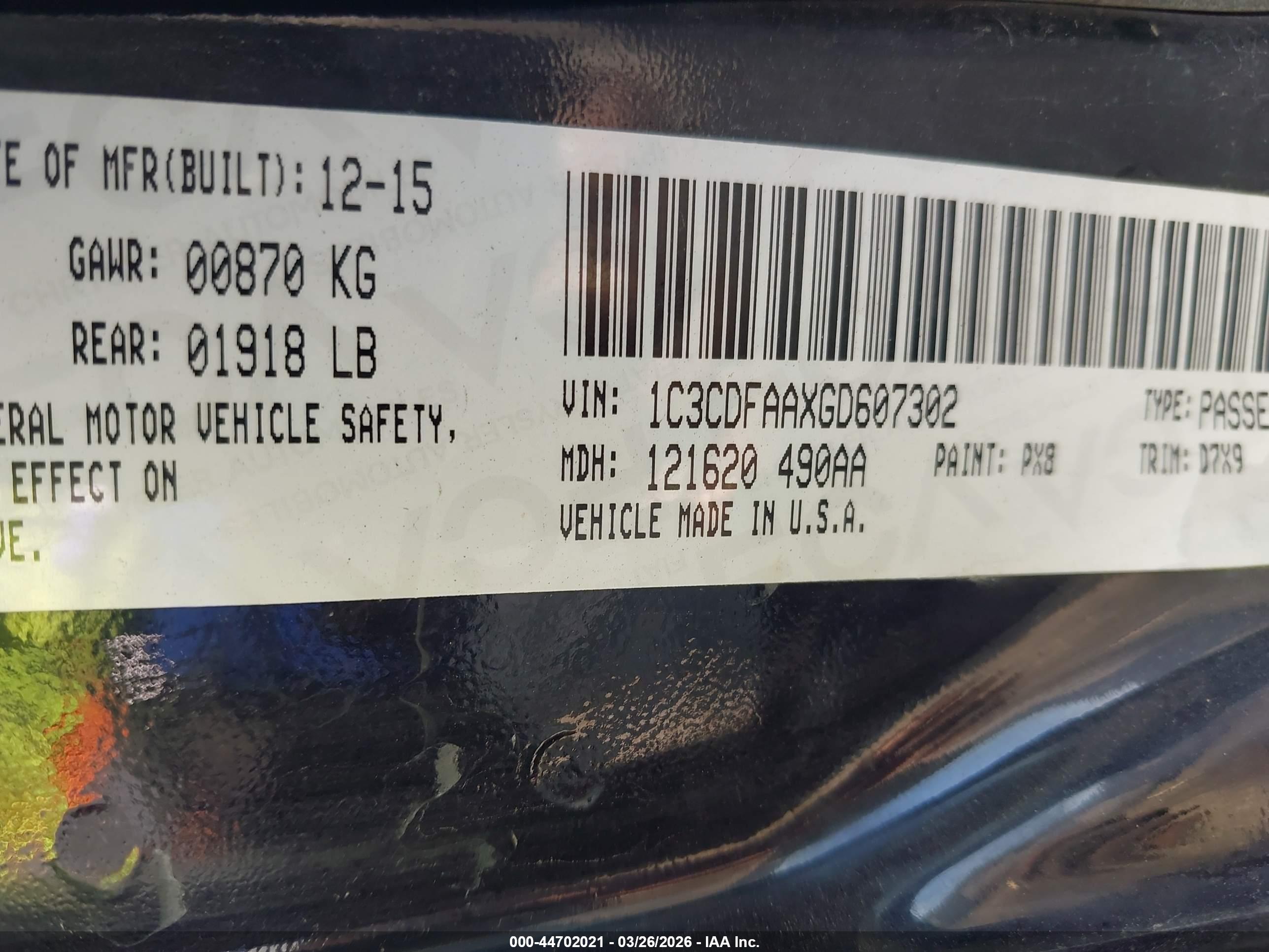 DODGE DART image 9