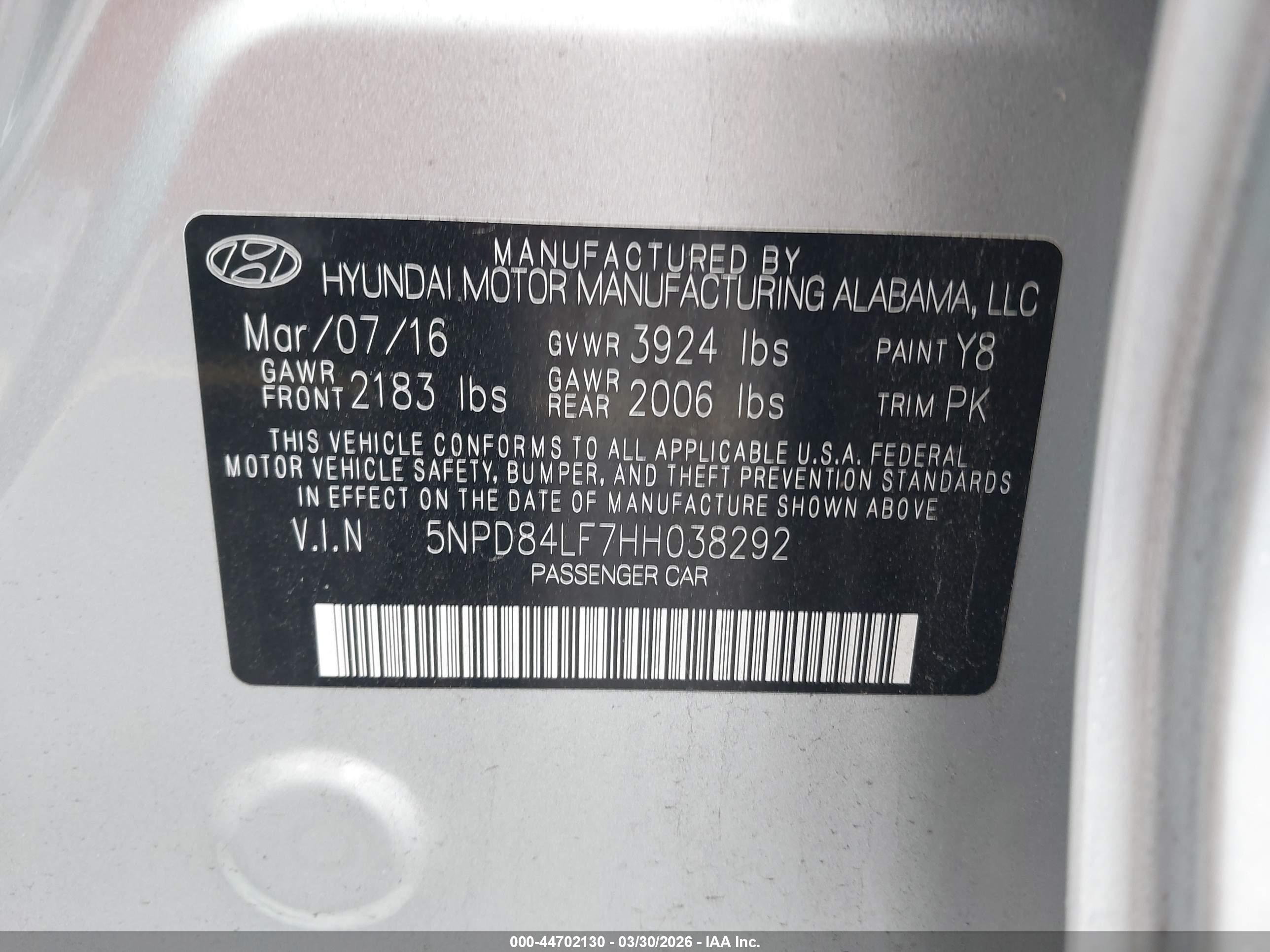 HYUNDAI ELANTRA image 9