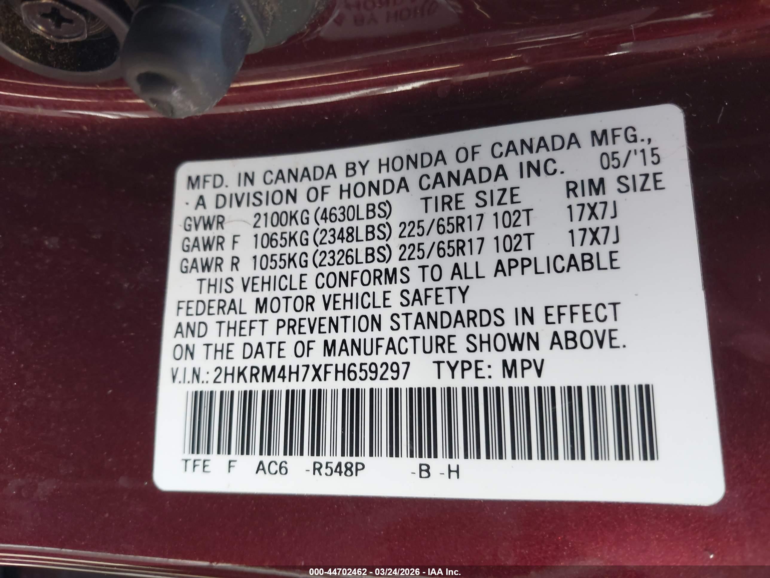 HONDA CR-V image 9