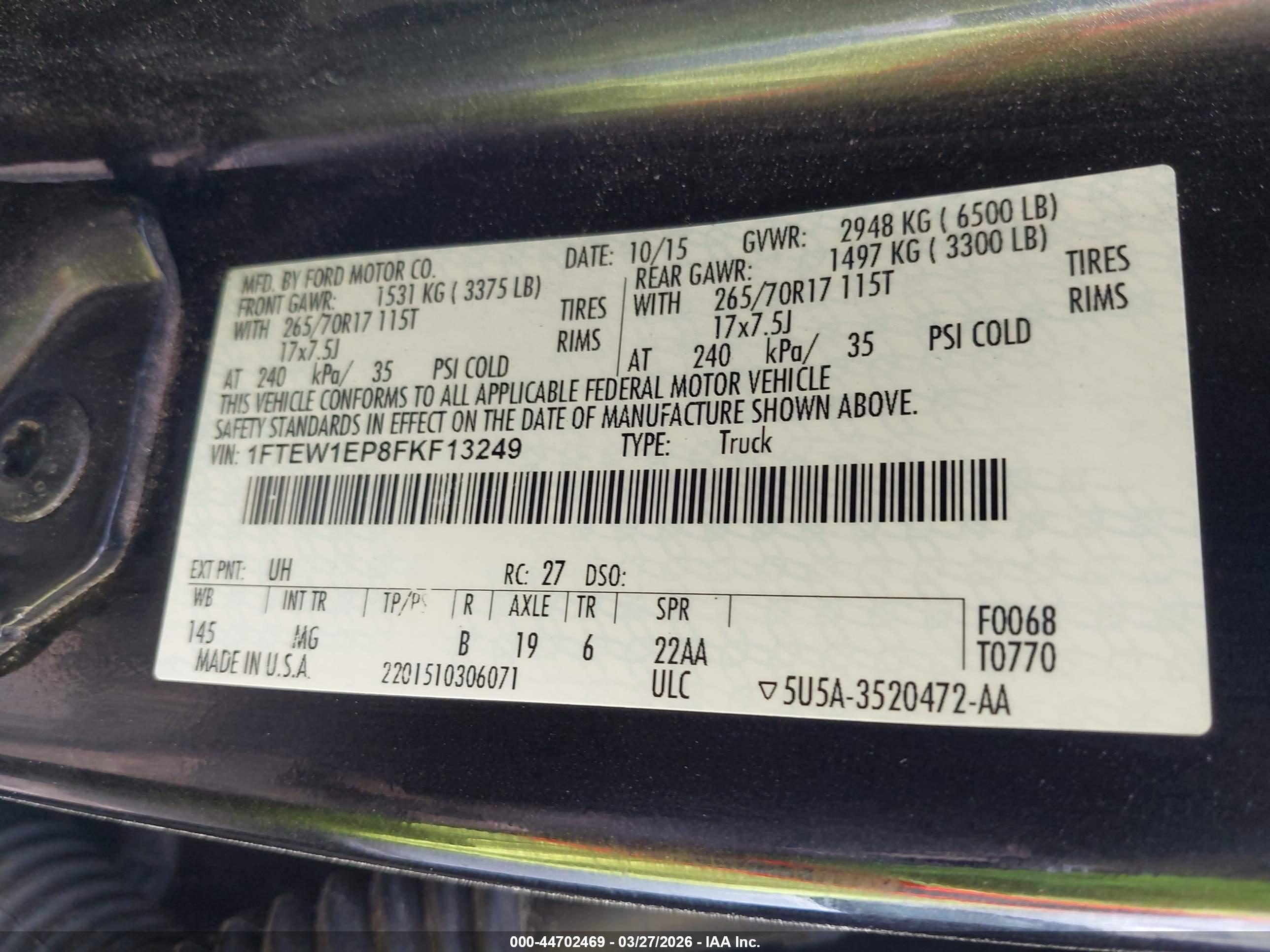 FORD F-150 image 9