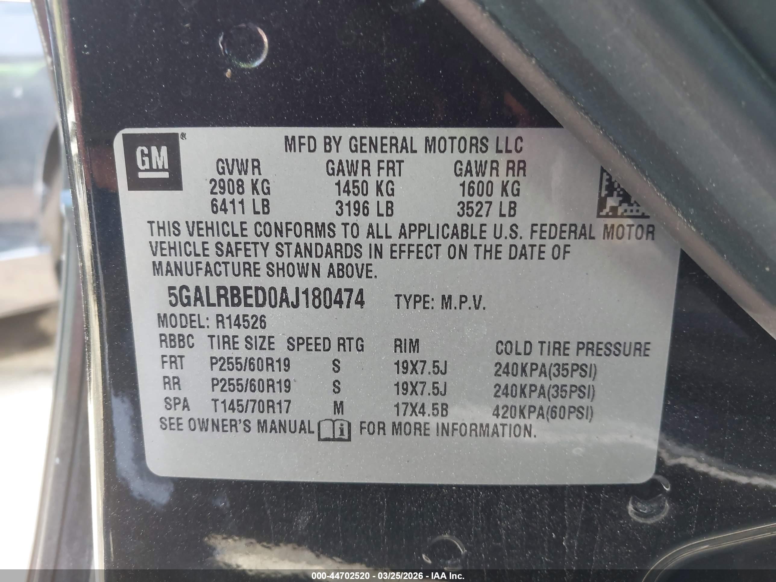 BUICK ENCLAVE image 9