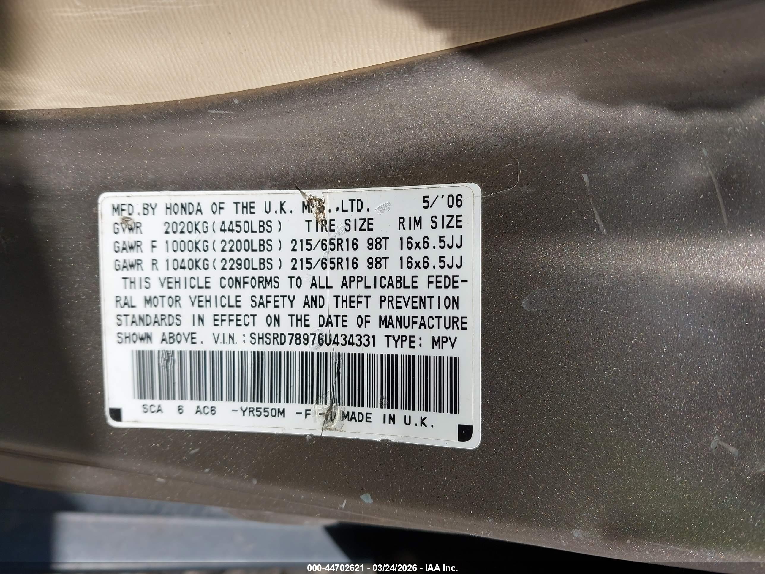 HONDA CR-V image 9