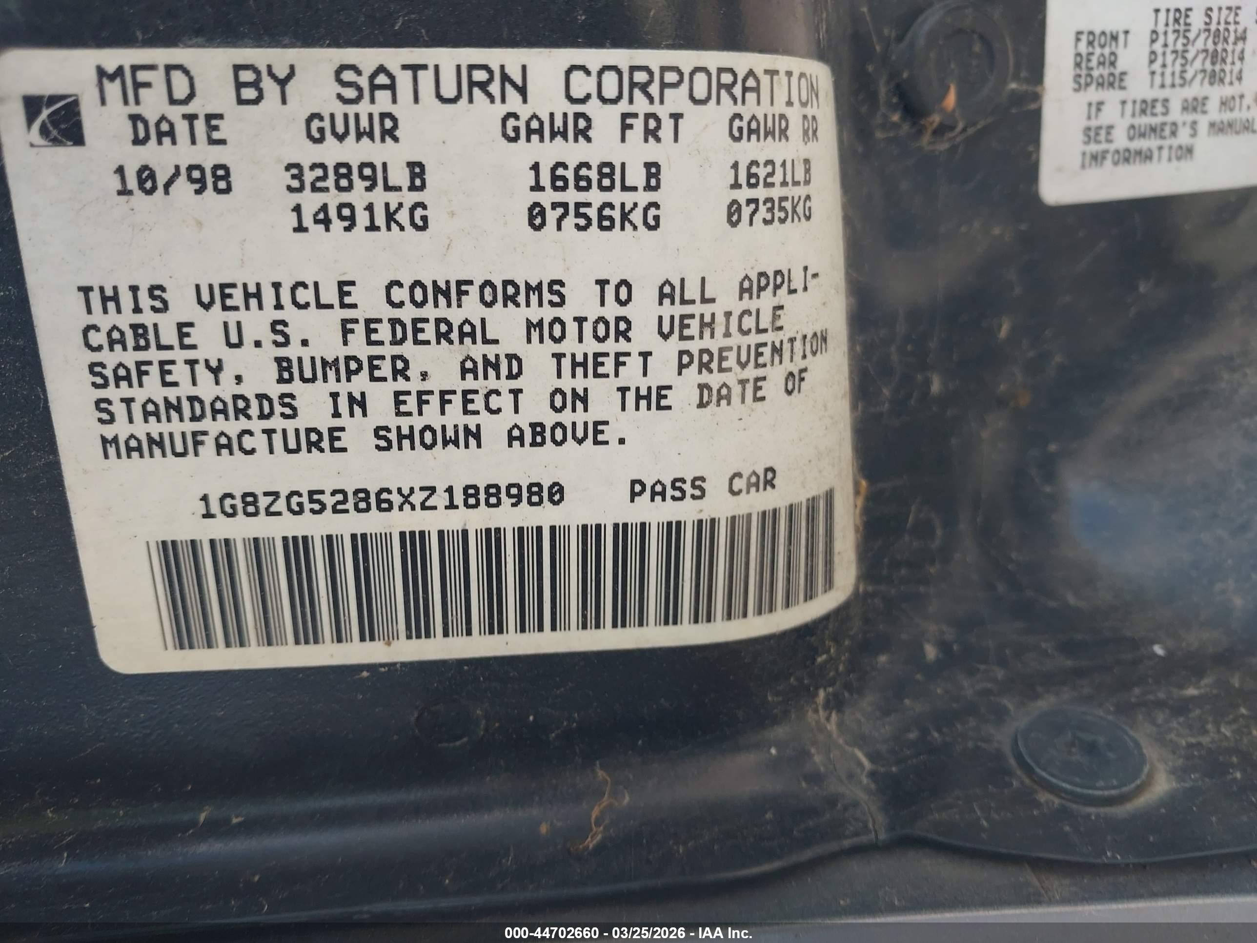 SATURN SL1 image 9