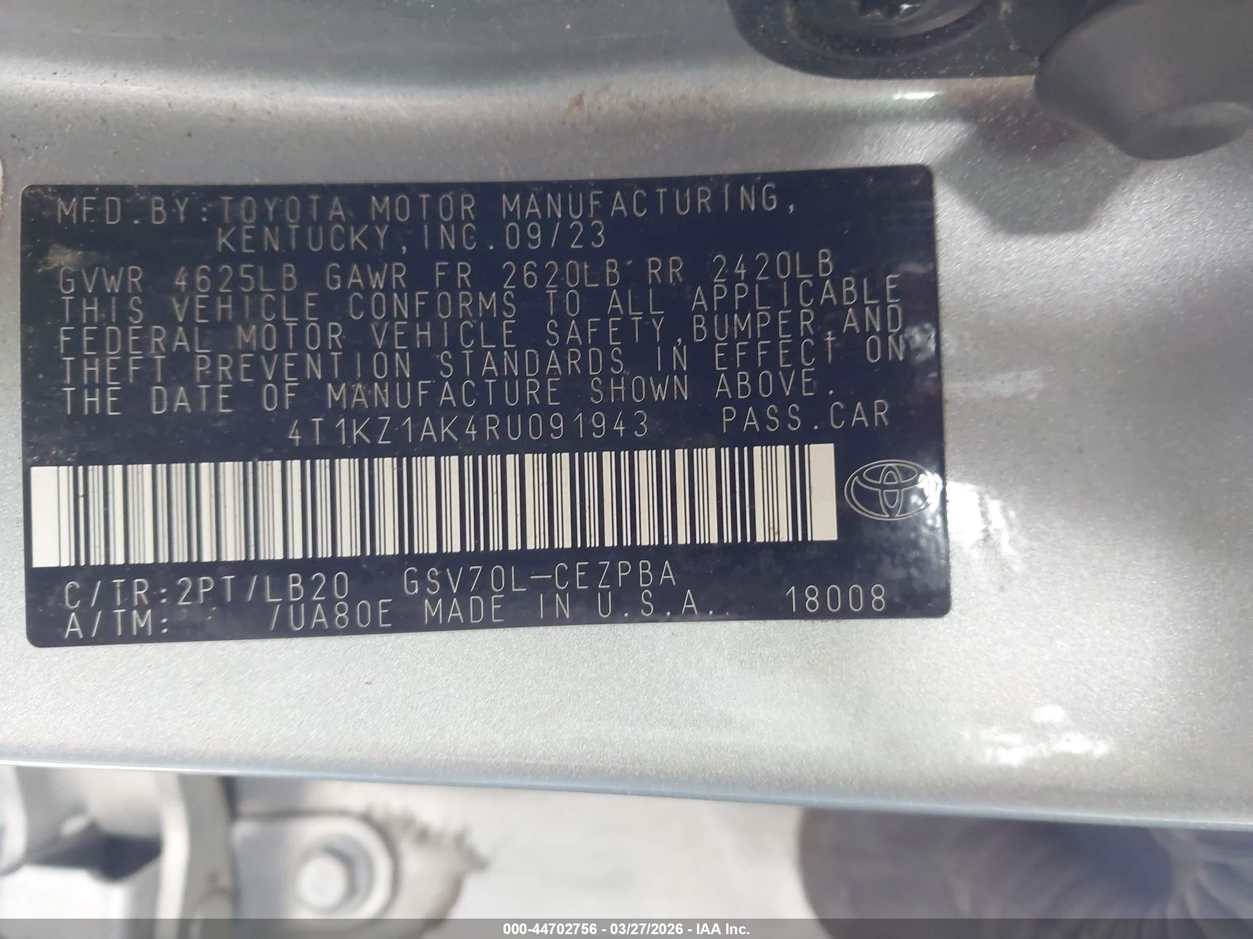 TOYOTA CAMRY image 9